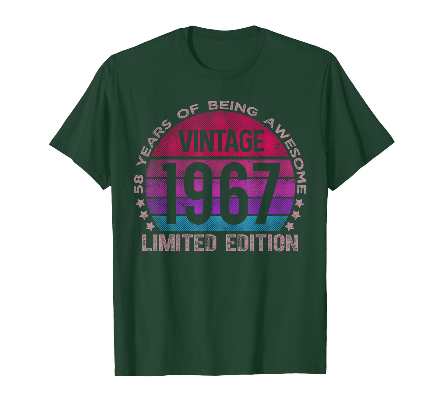 58 Year Old Gifts Limited Edition 58th Birthday Women T-Shirt