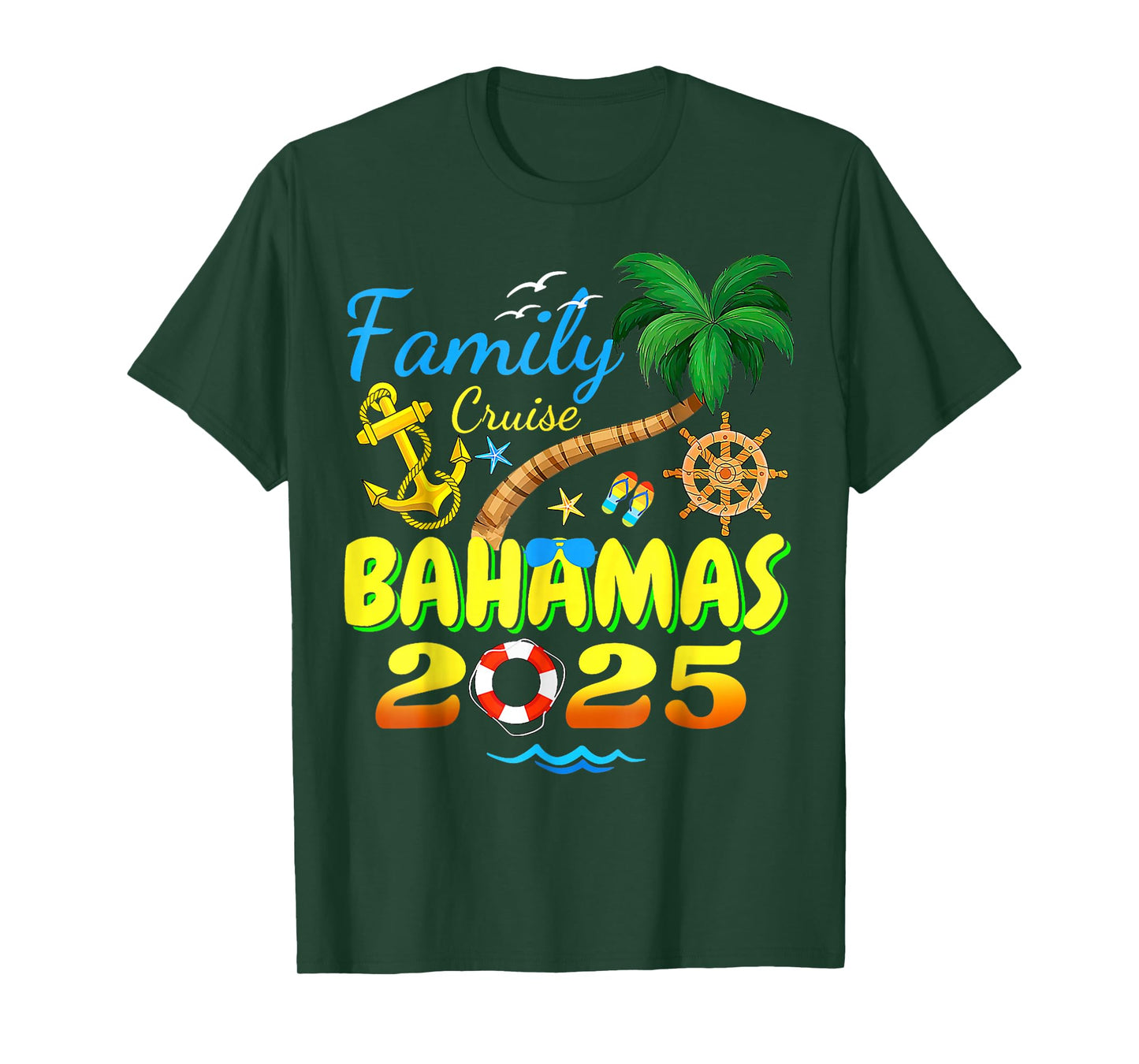 Bahamas Cruise 2025 Family Friends Group Vacation Matching T-Shirt