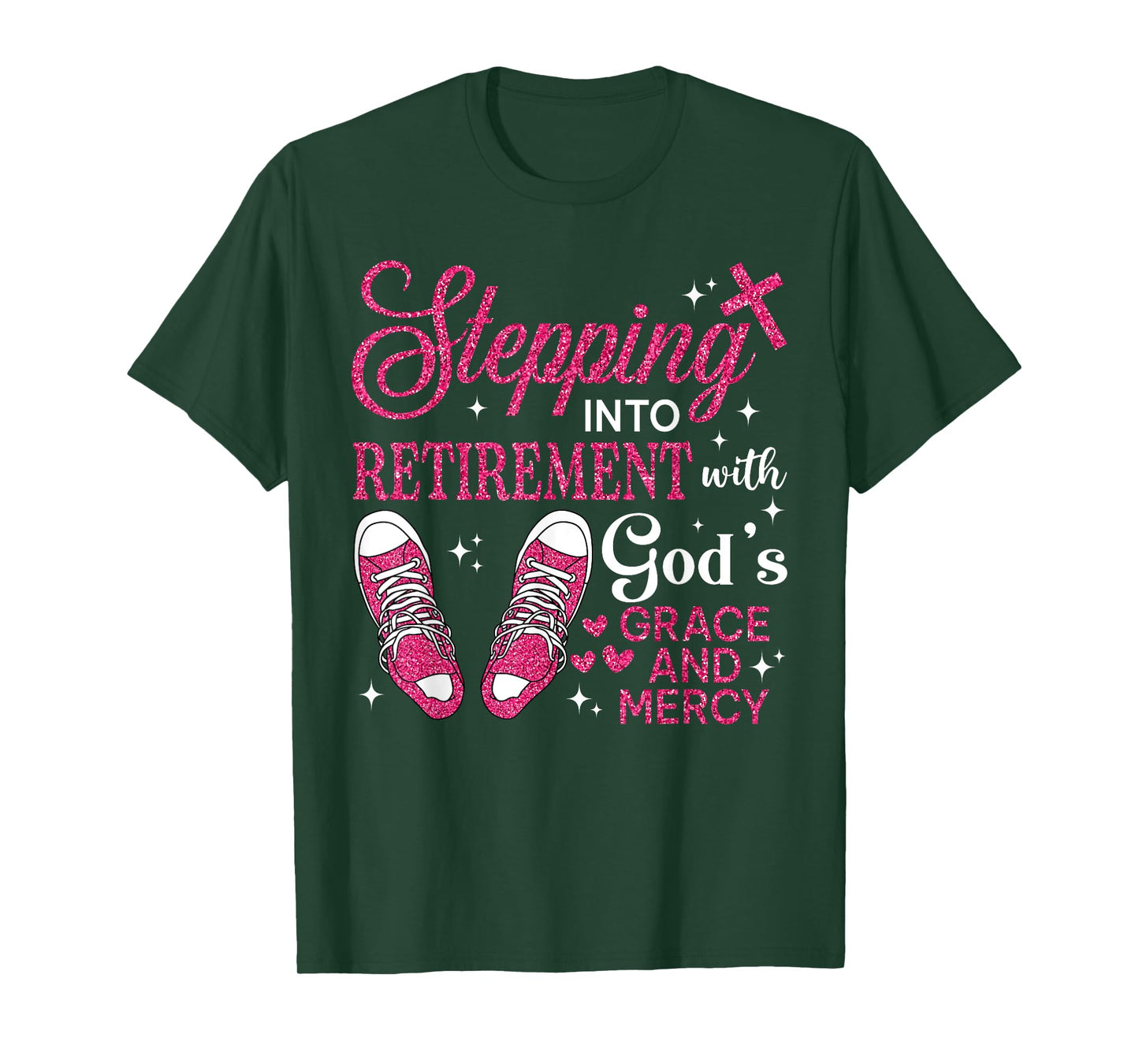 Stepping Into Retirement African American Women Christian T-Shirt