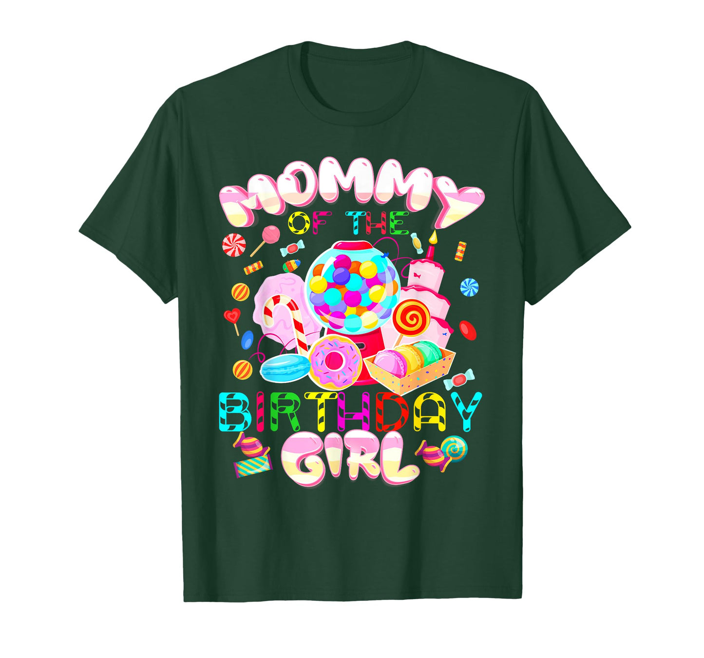 Mom of The Birthday Girl Shirt, Candy Land Birthday T-Shirt