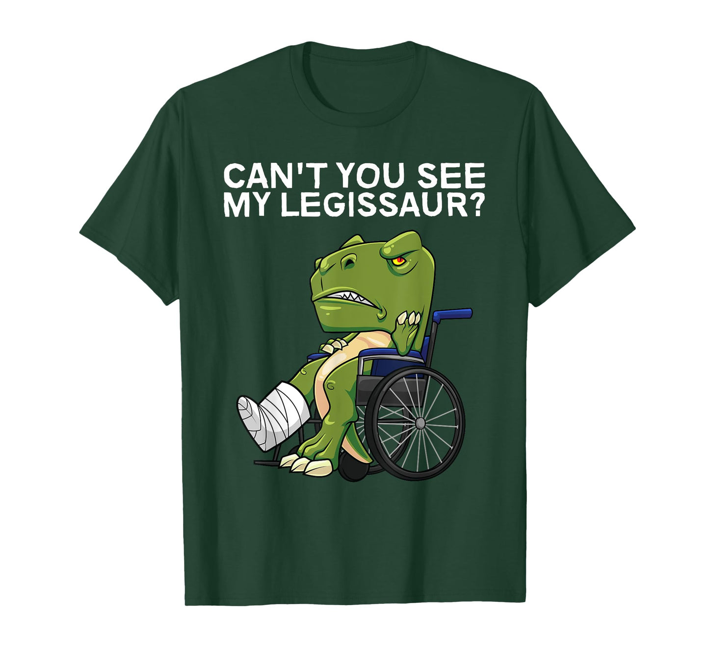 Funny Broken Leg Art For Men Women Kids Boys Foot Get Well T-Shirt