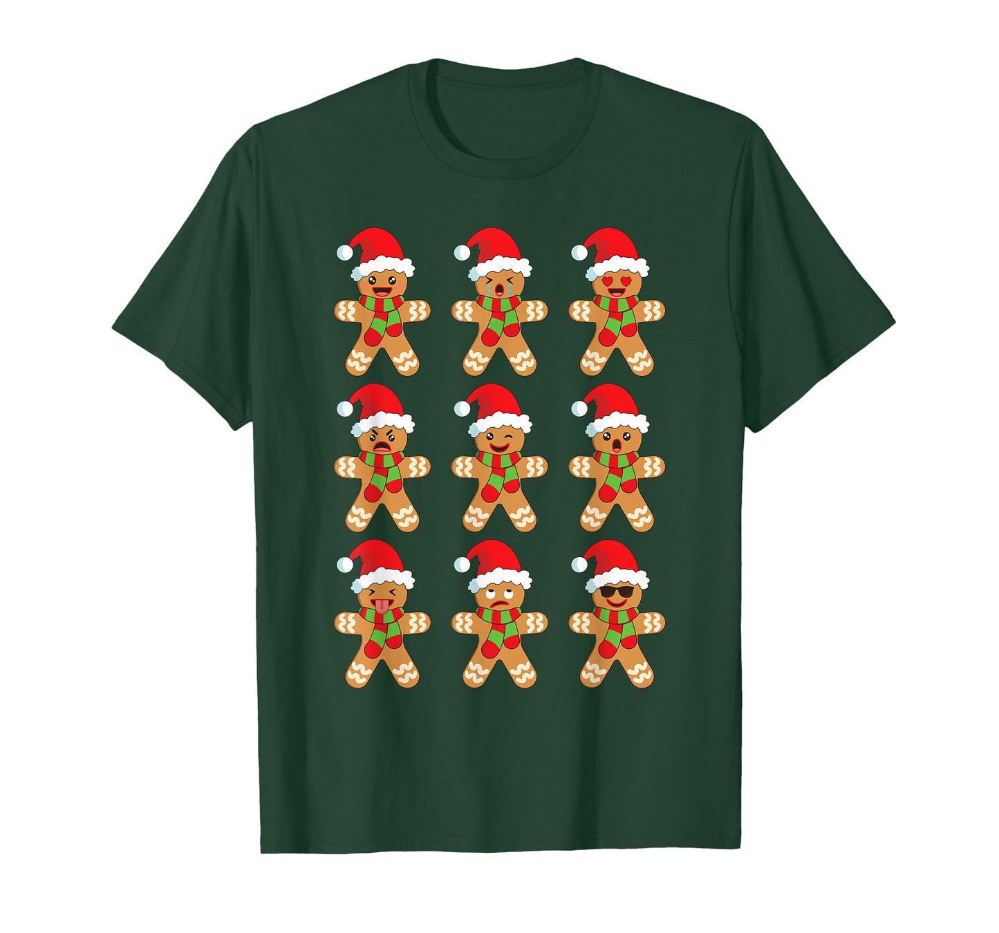 Gingerbread Shirt Funny Cute Christmas Gingerbread Man T-Shirt