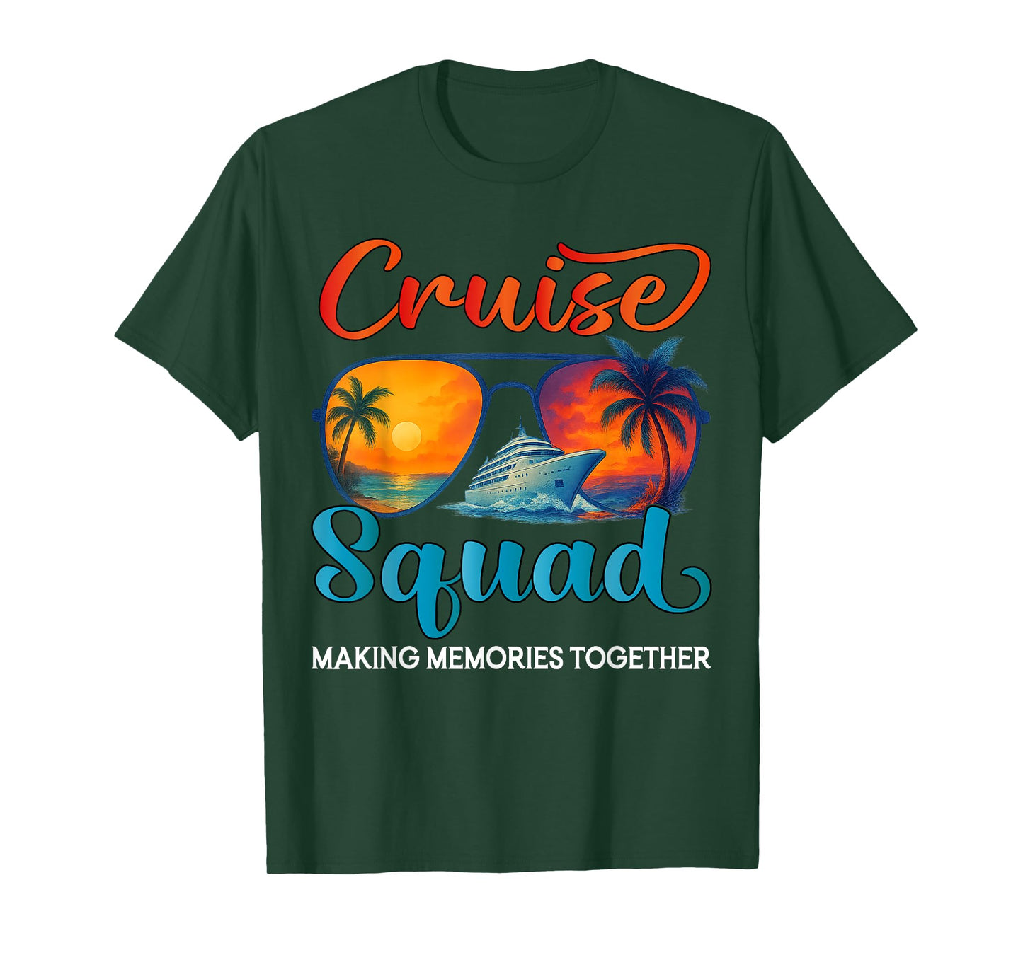 Cruise Squad 2025 Friends Family Vacation Matching Group T-Shirt