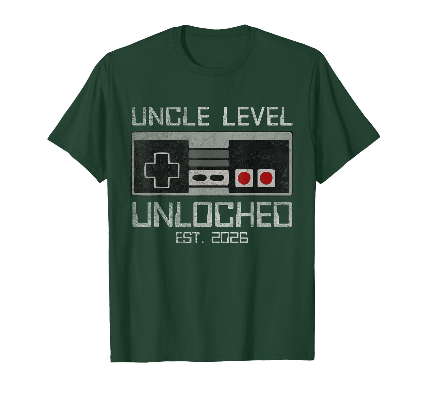 Uncle Level Unlocked 2026 Leveling Up Leveled Up to Uncle T-Shirt