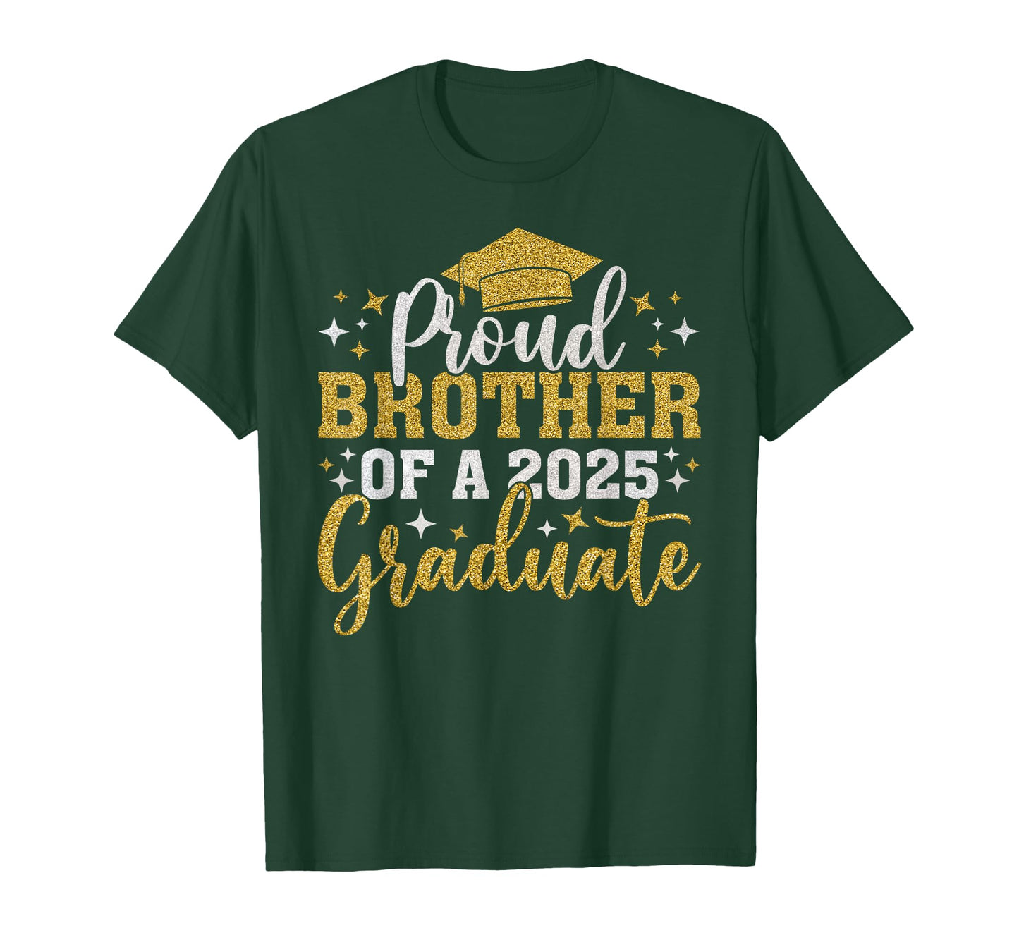 Brother Senior 2025 Proud Brother Of Class Of 2025 Graduate T-Shirt