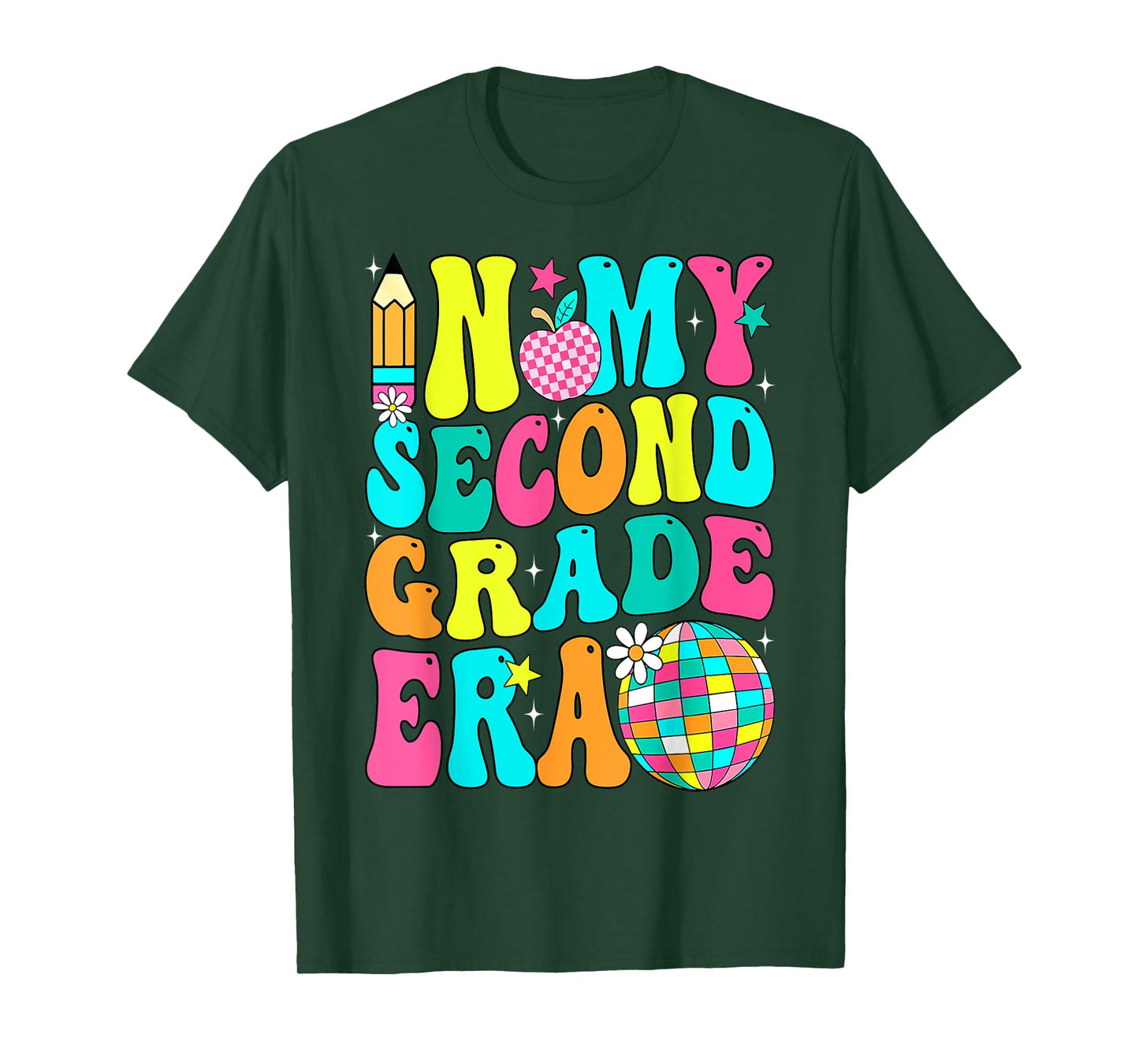 In My Second Grade Era 2nd Grade Teacher Student Boy Girl T-Shirt