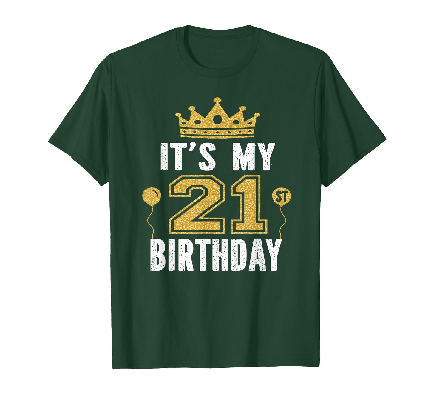 It's My 21st Birthday Gift For 21 Years Old Man And Woman T-Shirt