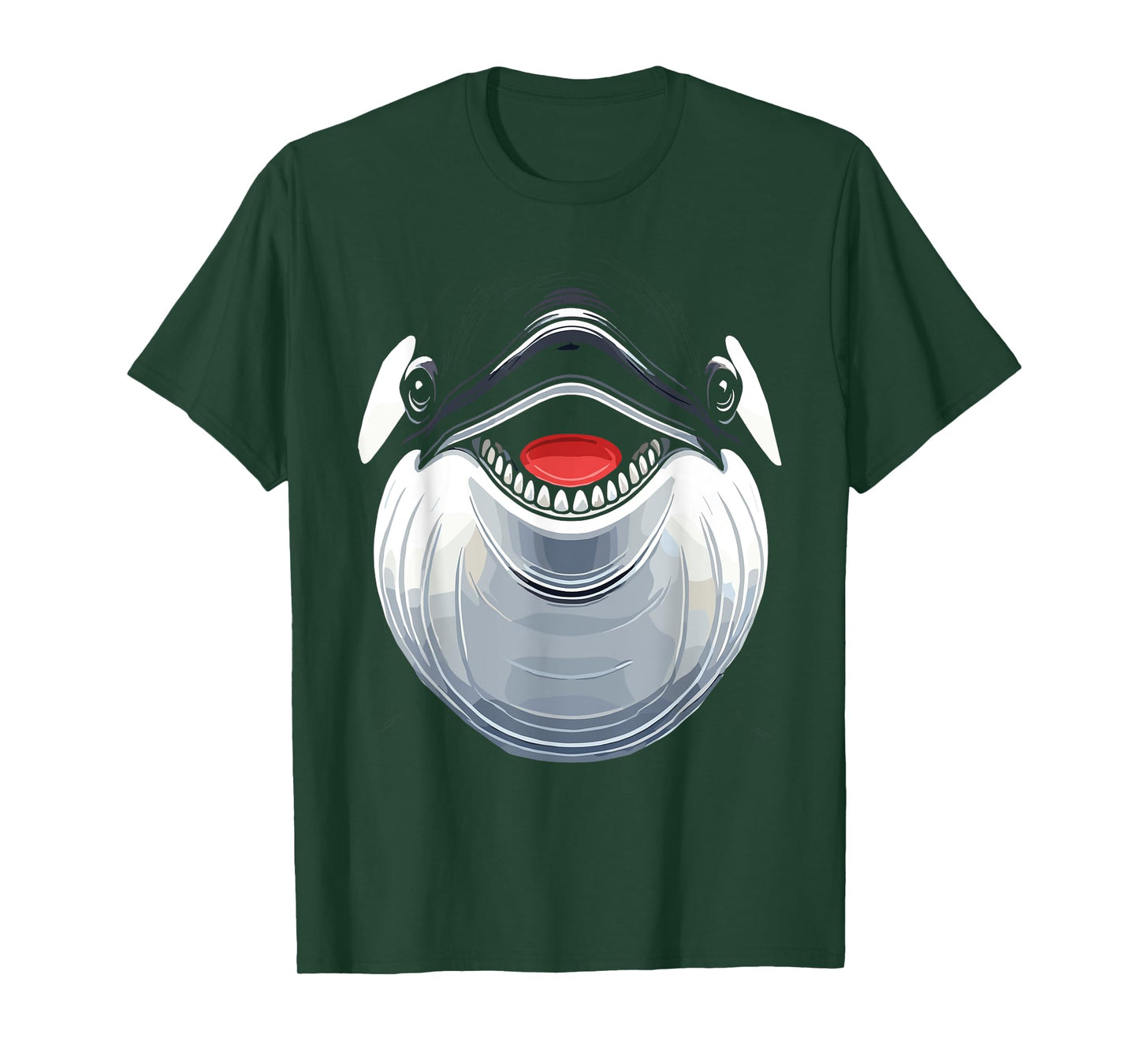 Funny orca whale costume, funny orca whale face costume T-Shirt