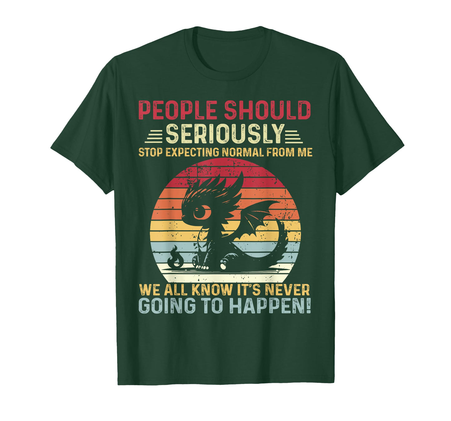 Vintage Dragon Seriously Dragon For Women and Girls, Boy T-Shirt