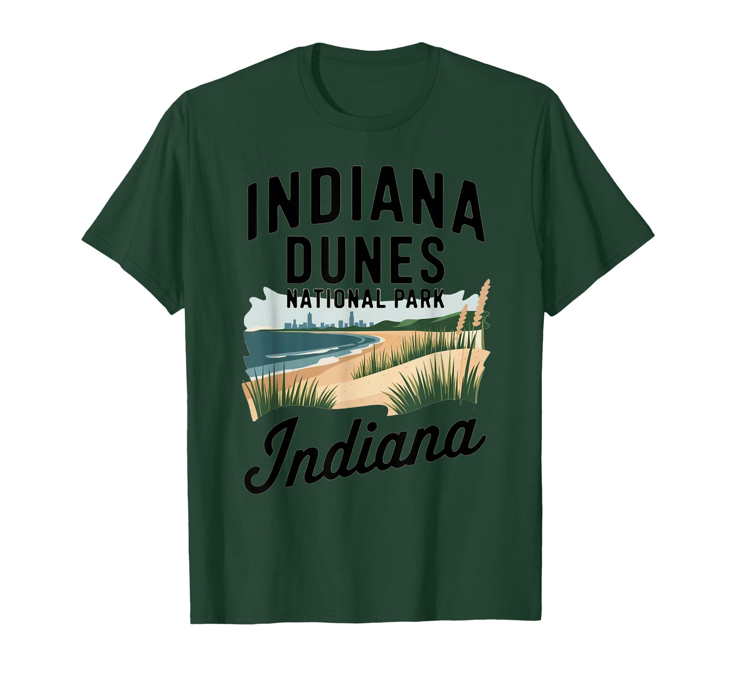 Indiana Dunes National Park Scenic Beach T-Shirt