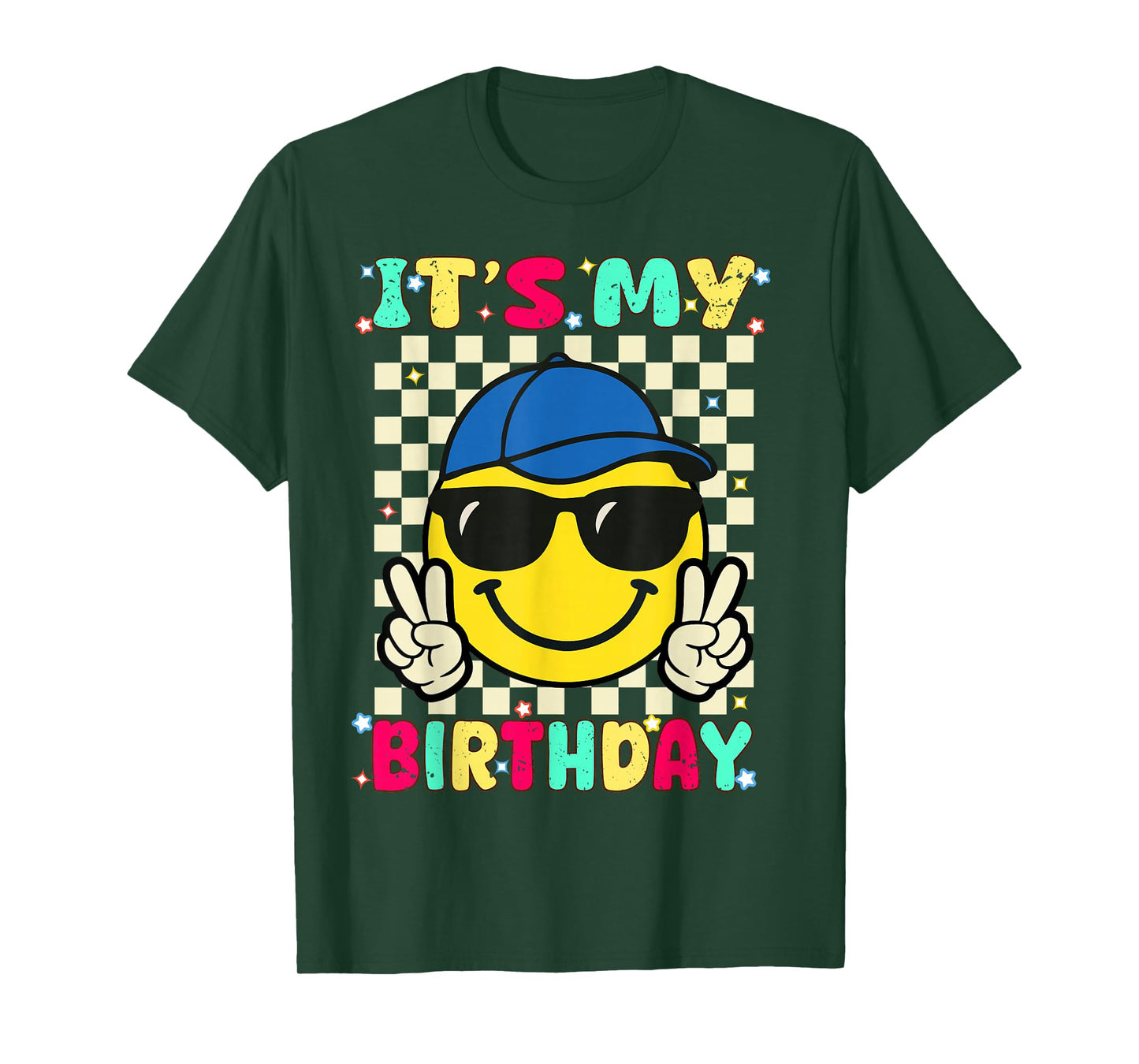 It’s My Birthday with Cap and Glasses Birthday Boy T-Shirt