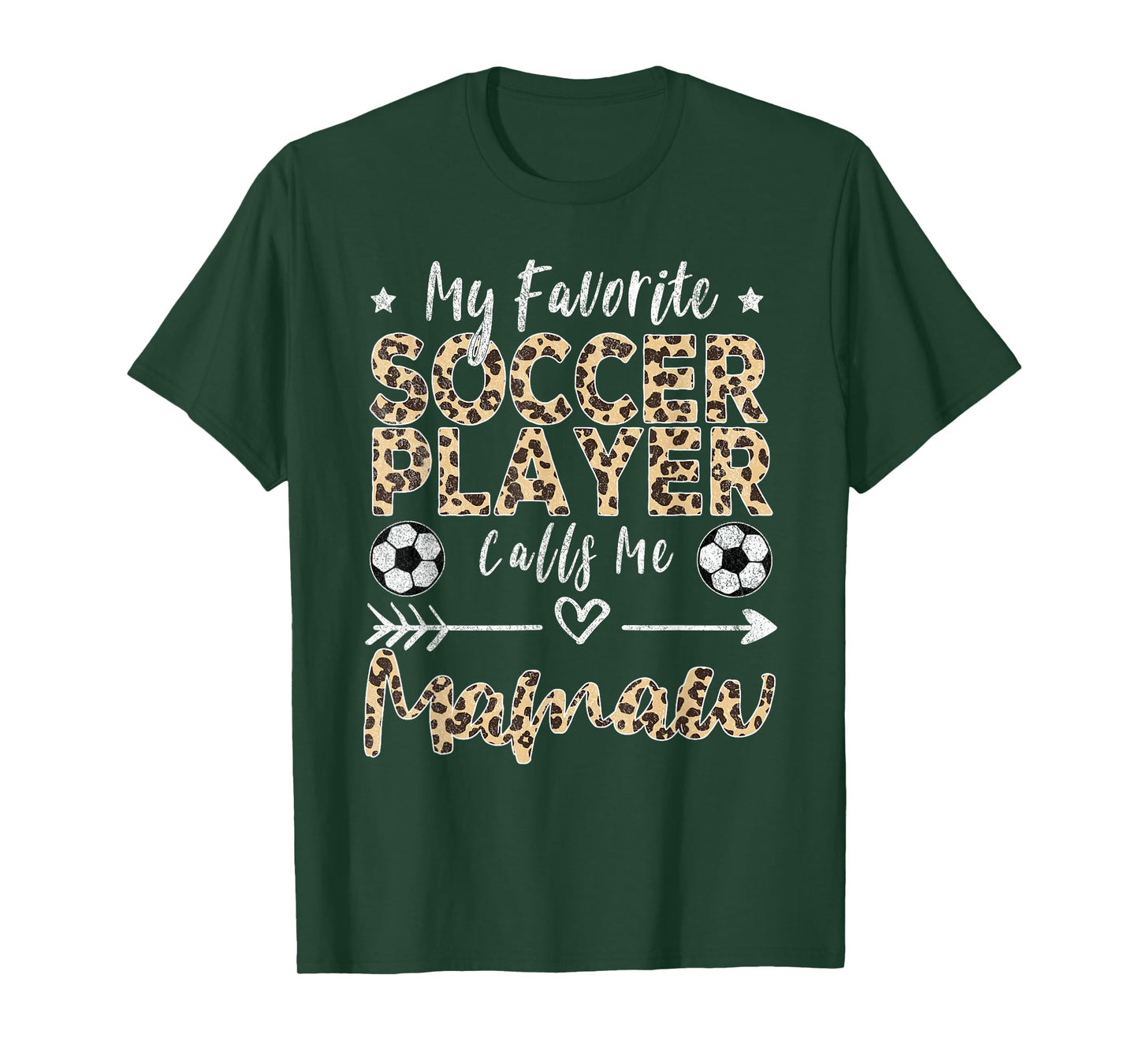 My Favorite Soccer Player Calls Me Mamaw Soccer Grandma T-Shirt