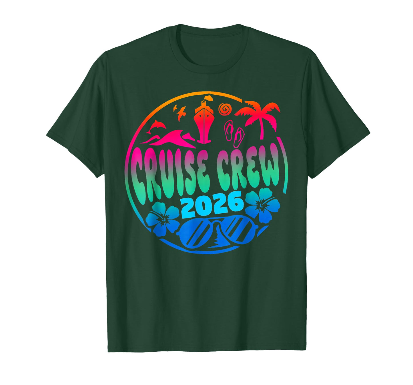 Cruisin Crew 2026 Cruise Family Friends Vacation Matching T-Shirt