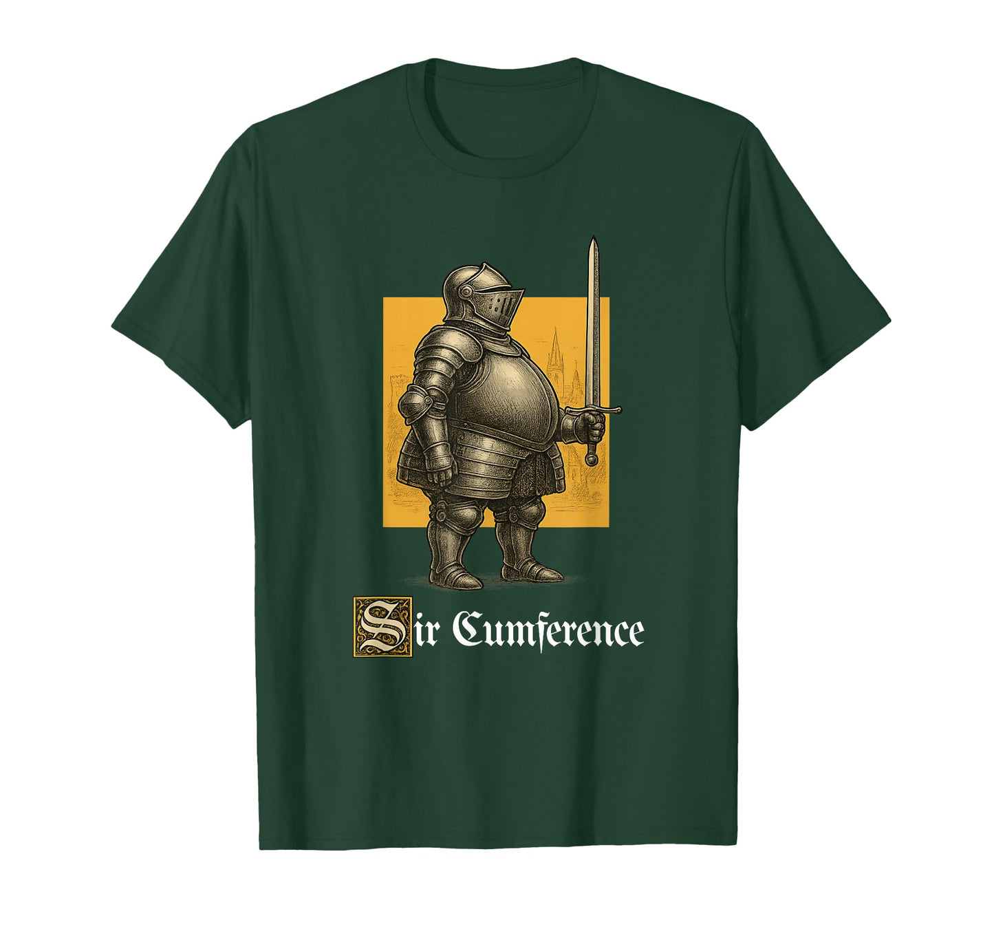 Sir Cumference Funny Unhinged Gen Z Brainrot Medieval Meme T-Shirt