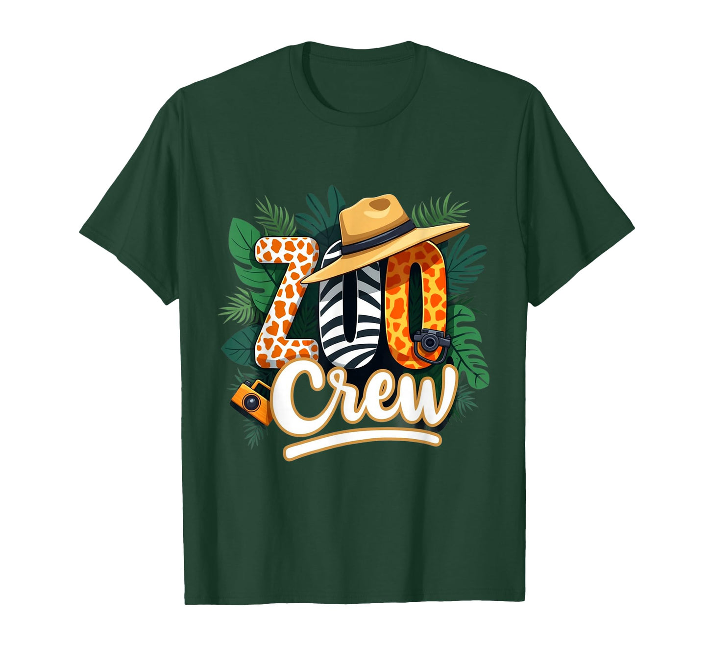 Zoo Crew Safari Adventure Wildlife Expedition Trip Animals T-Shirt