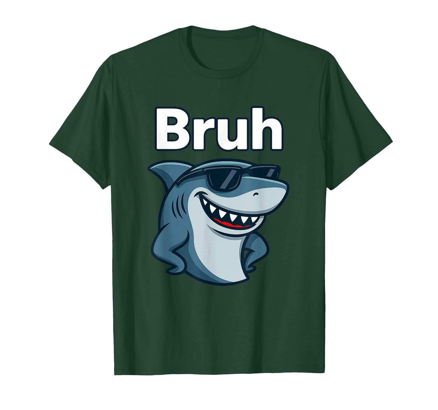 Bruh - Wildlife Sea Lover Marine Biology Shark Lover T-Shirt