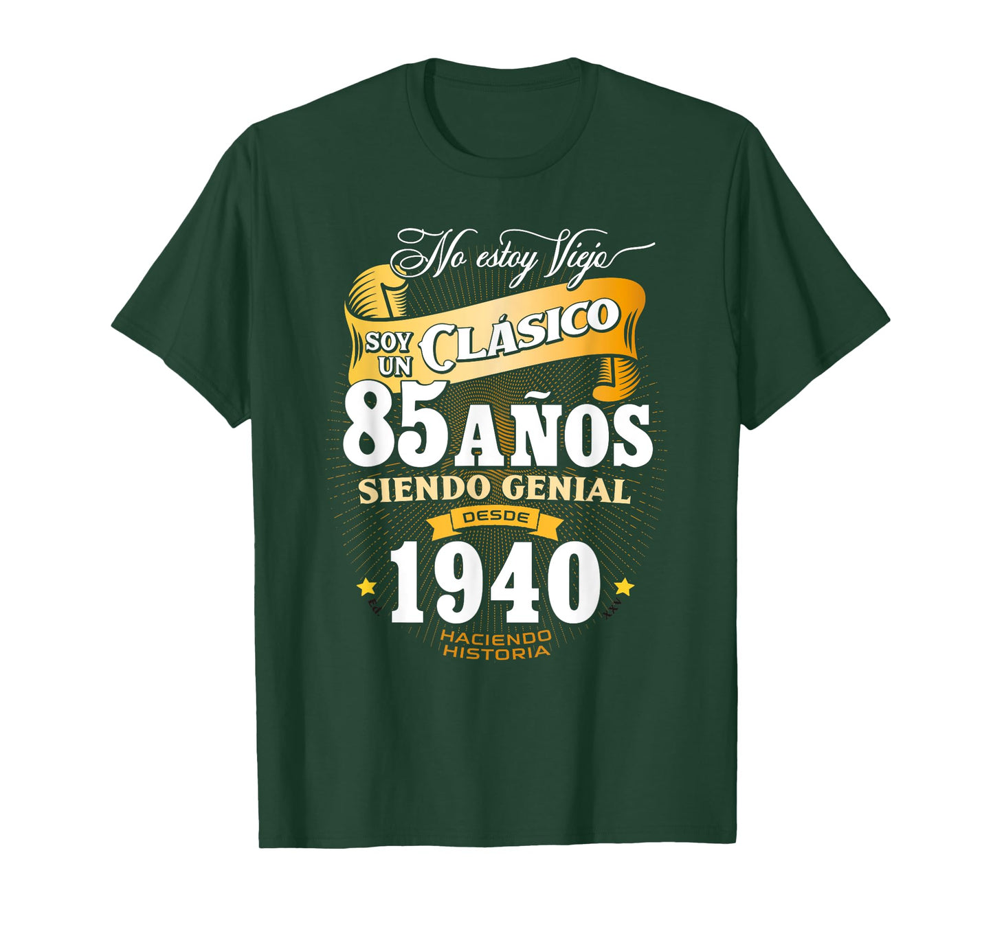 85th Birthday gift for Men in Spanish Regalo cumpleanos 85 T-Shirt