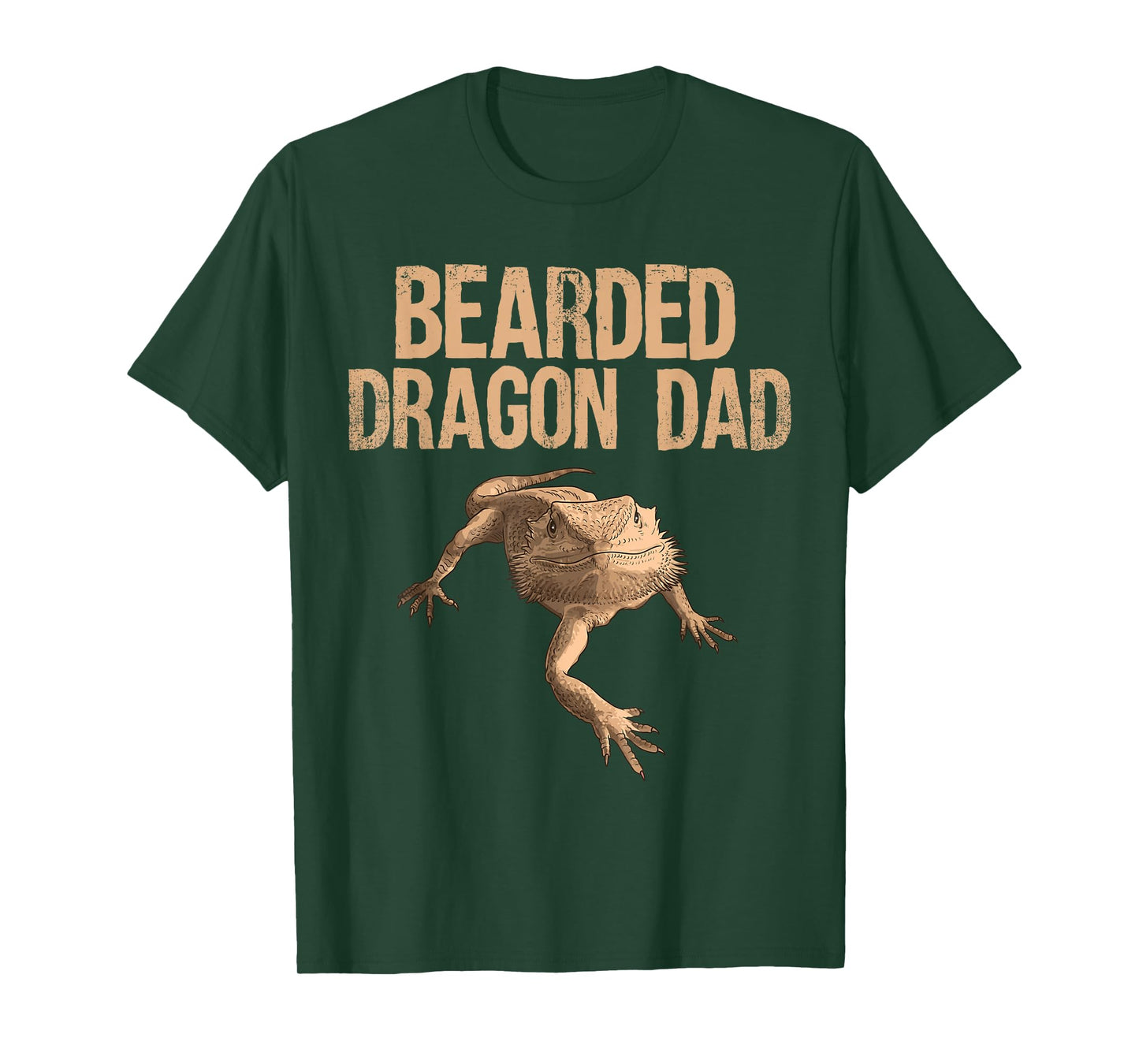 Bearded Dragon Art for Men Boys Father Bearded Dragon Lover T-Shirt