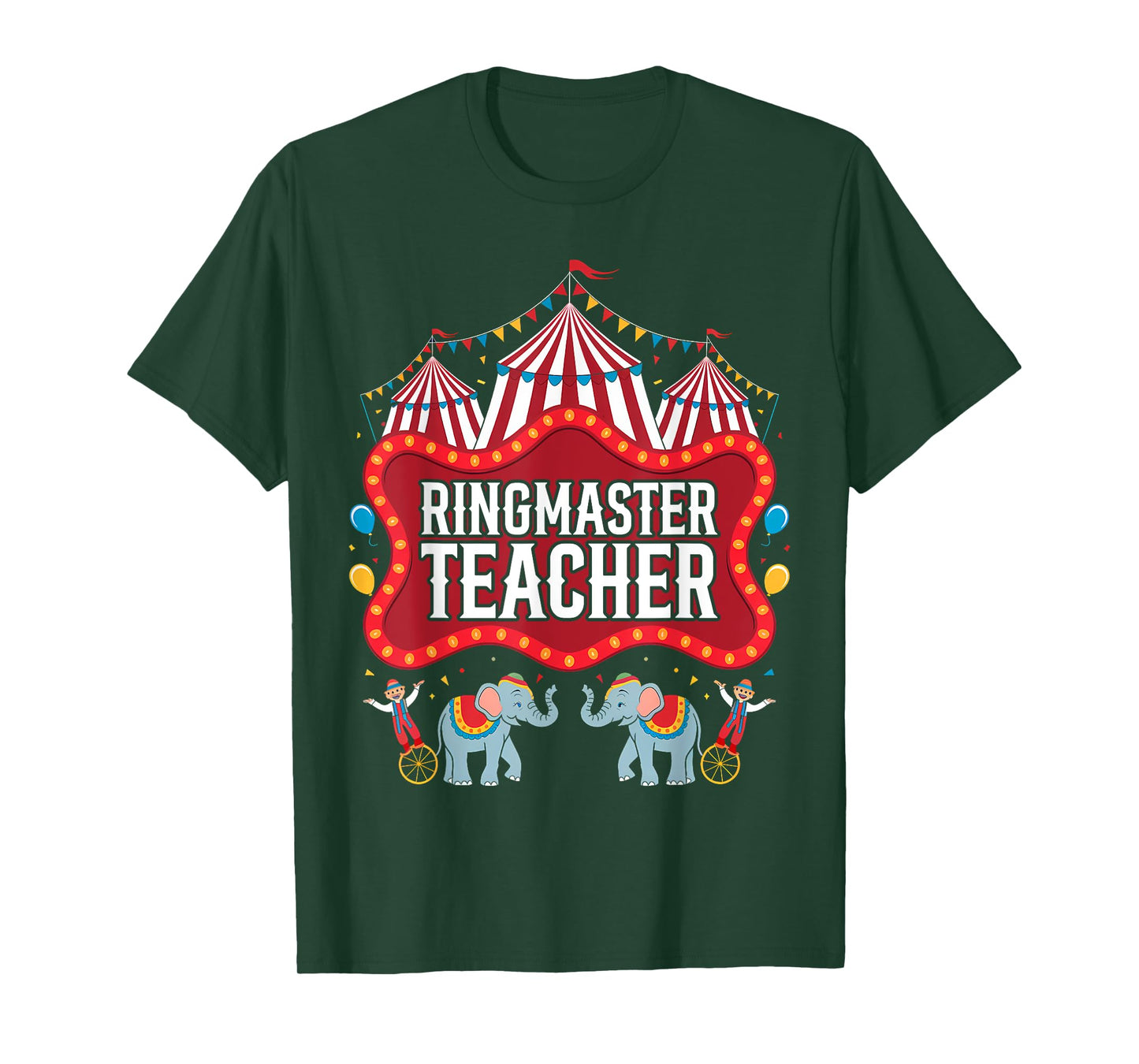 Ringmaster Teacher Circus Carnival Birthday Party T-Shirt