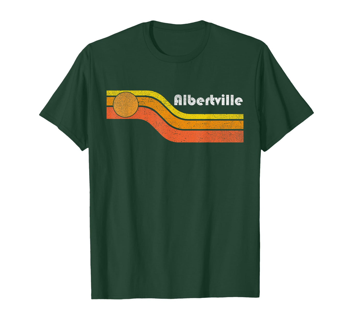 Albertville - Vintage Men Women 70s 80s Graphic Cool Retro T-Shirt