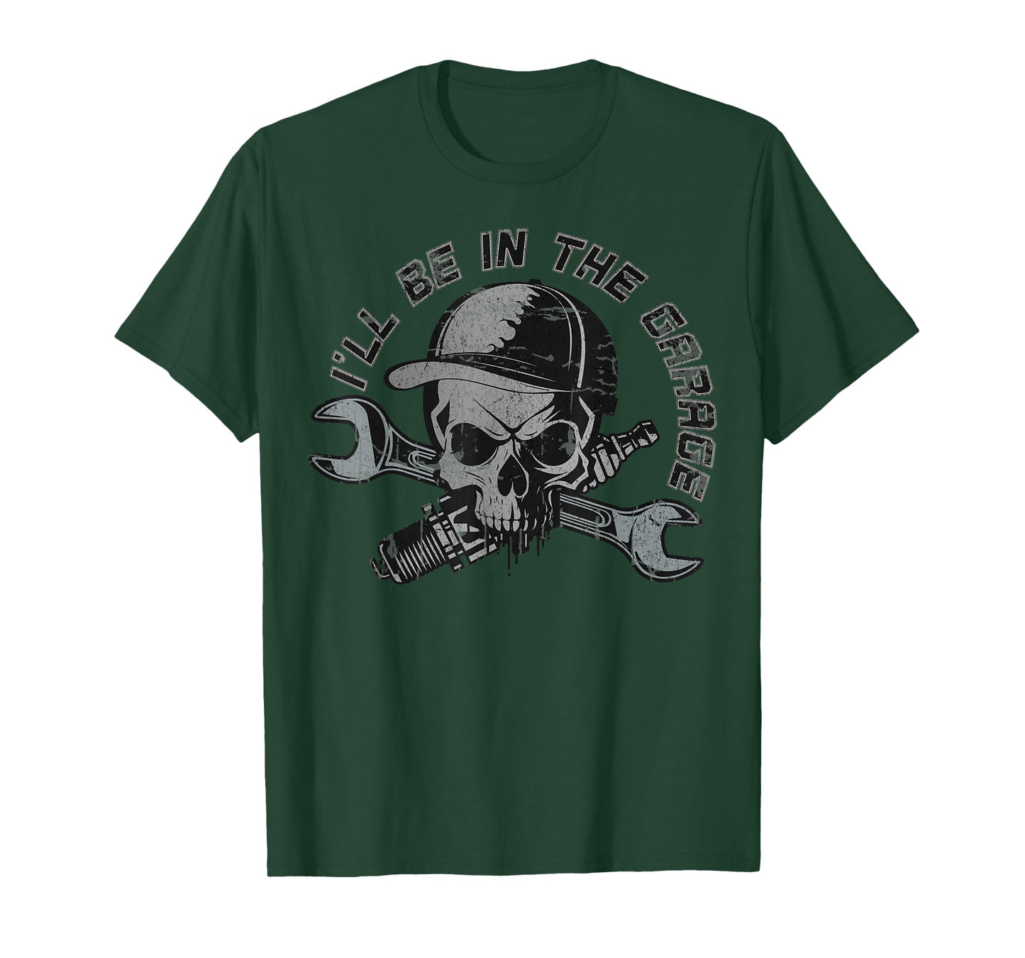 I'll Be Garage Mechanic Dad Joke Handyman Grandpa Fun T-Shirt