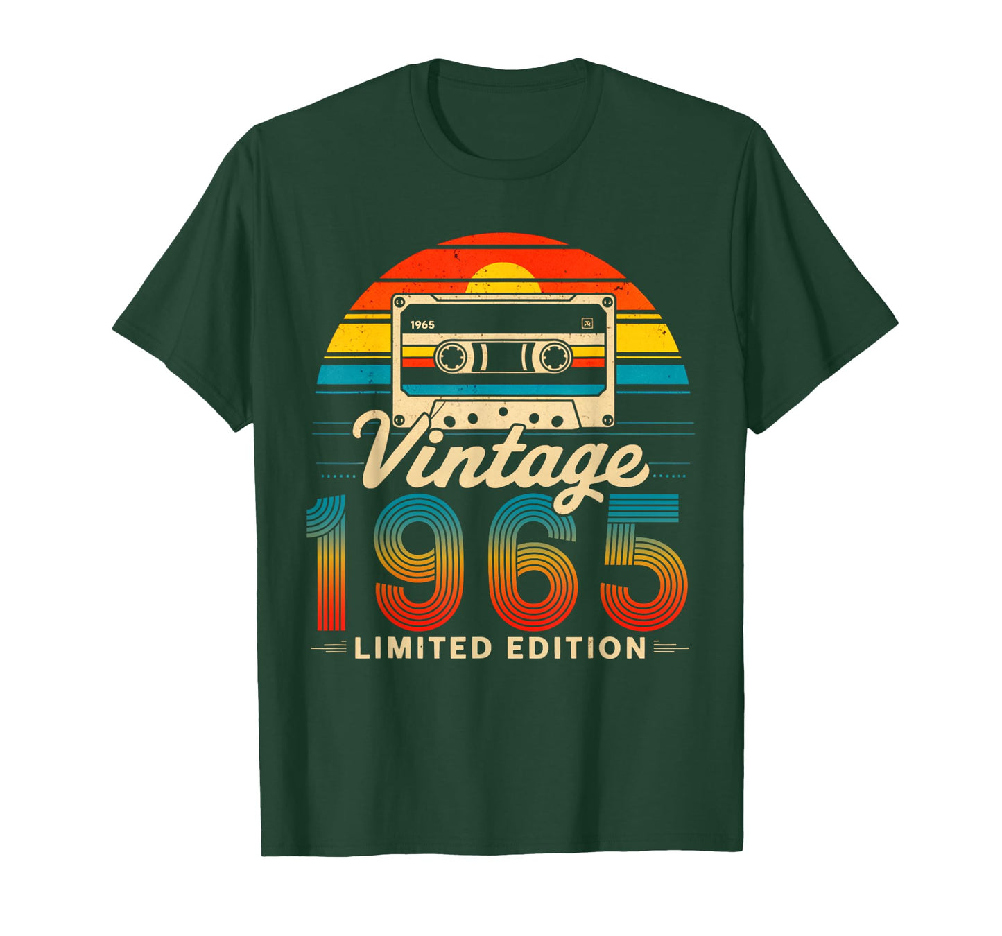 60 Years Old Gifts Vintage Born In 1965 Retro 60th Birthday T-Shirt