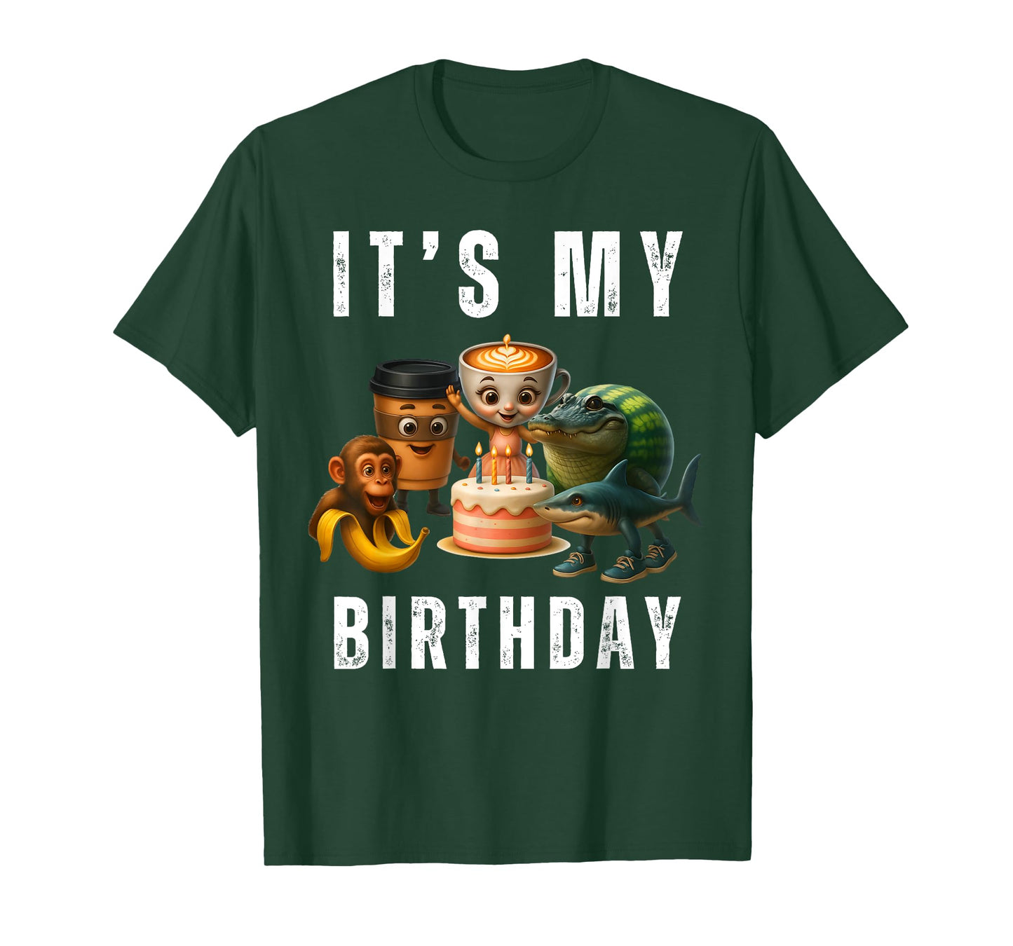 It's My Birthday Italian Brainrot Meme Kids Teen Girls Women T-Shirt