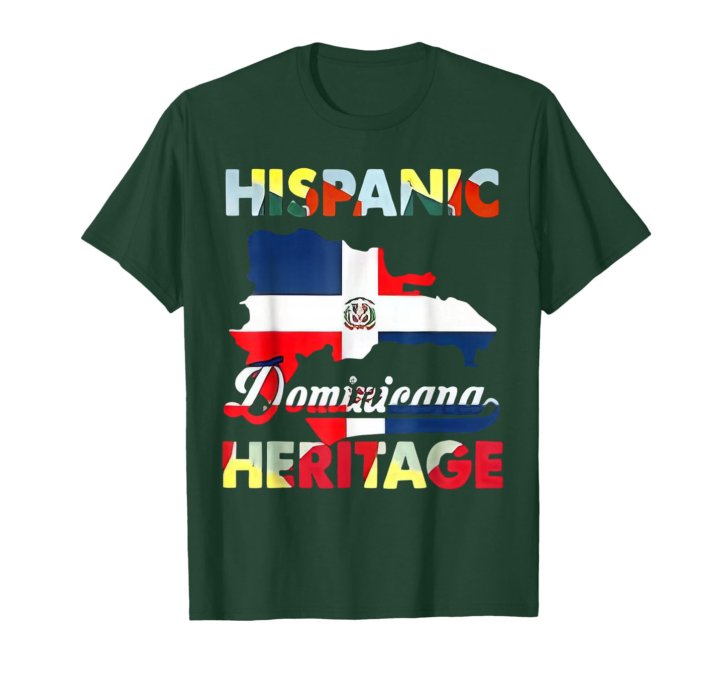 Hispanic Heritage Month Dominican Republic Flag Dominicana T-Shirt
