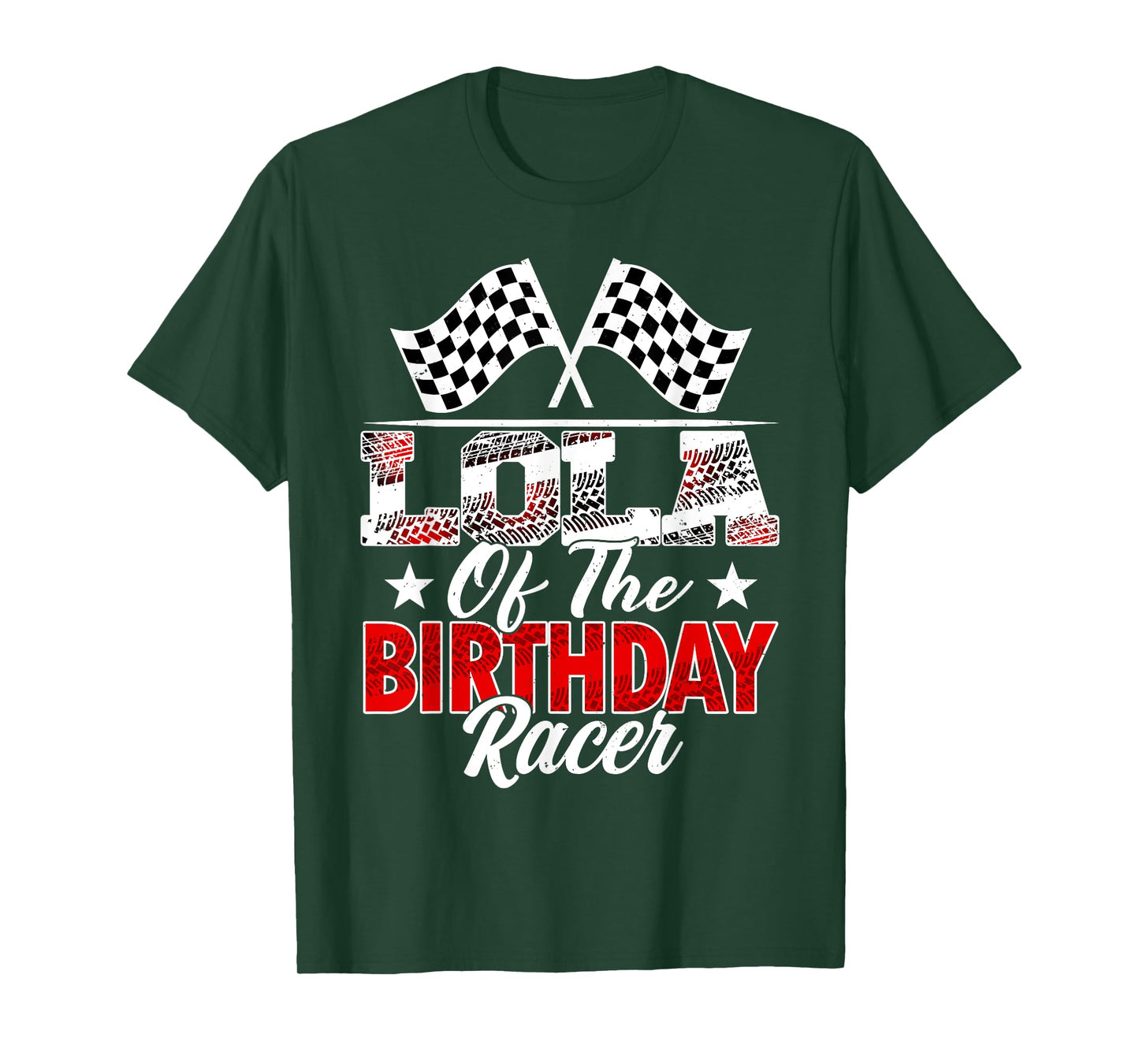 Race Car Lola Of The Birthday Racer Racing Family T-Shirt