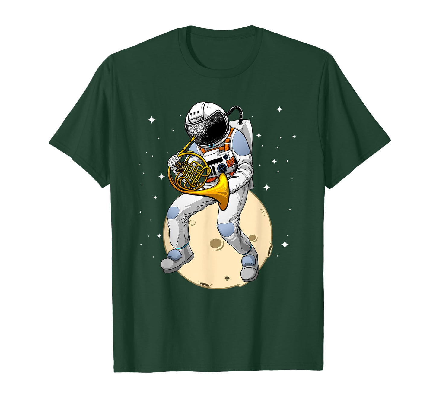 Funny French Horn Art For Men Women Boys Girls Kids Hornist T-Shirt