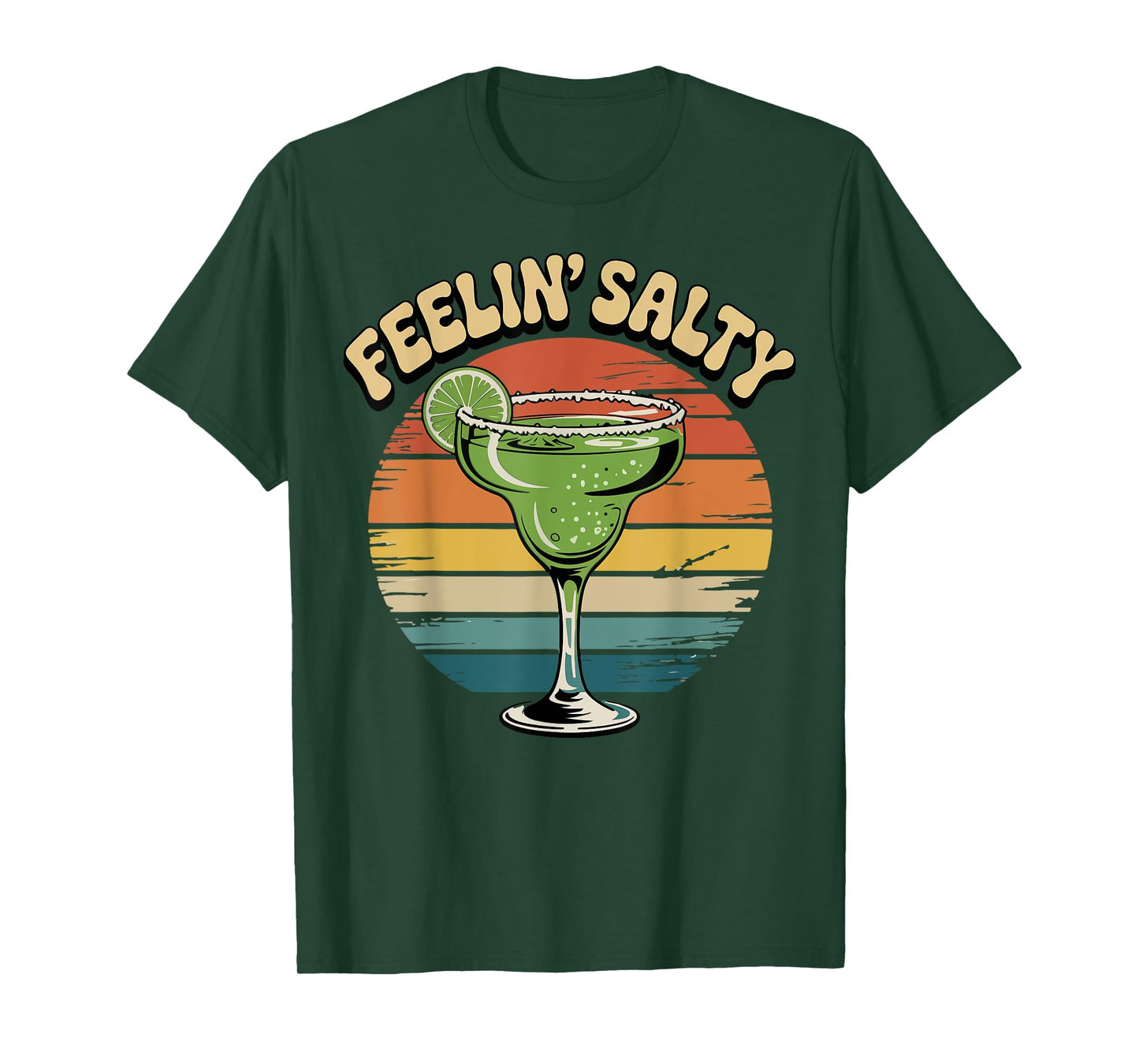 Margarita Feeling Salty Independence Day Mexican Women T-Shirt