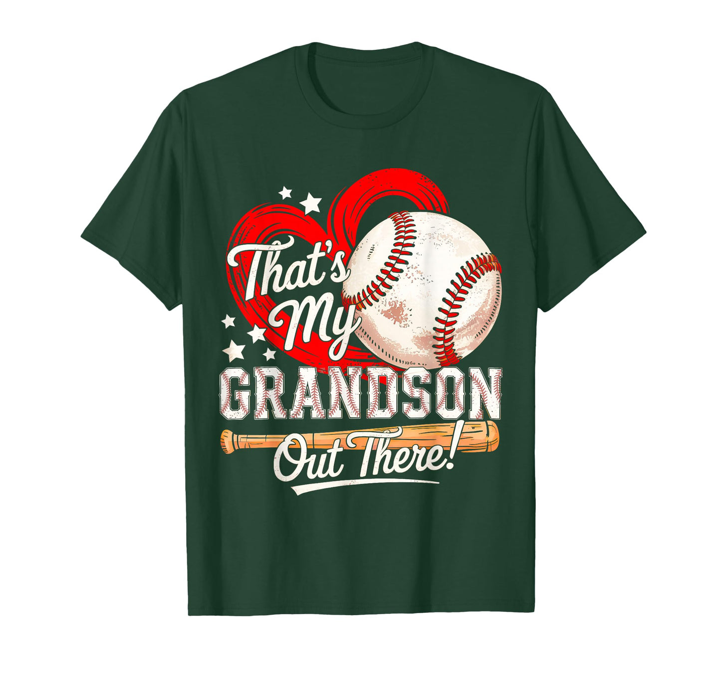 that's my grandson out there baseball grandma and grandson T-Shirt