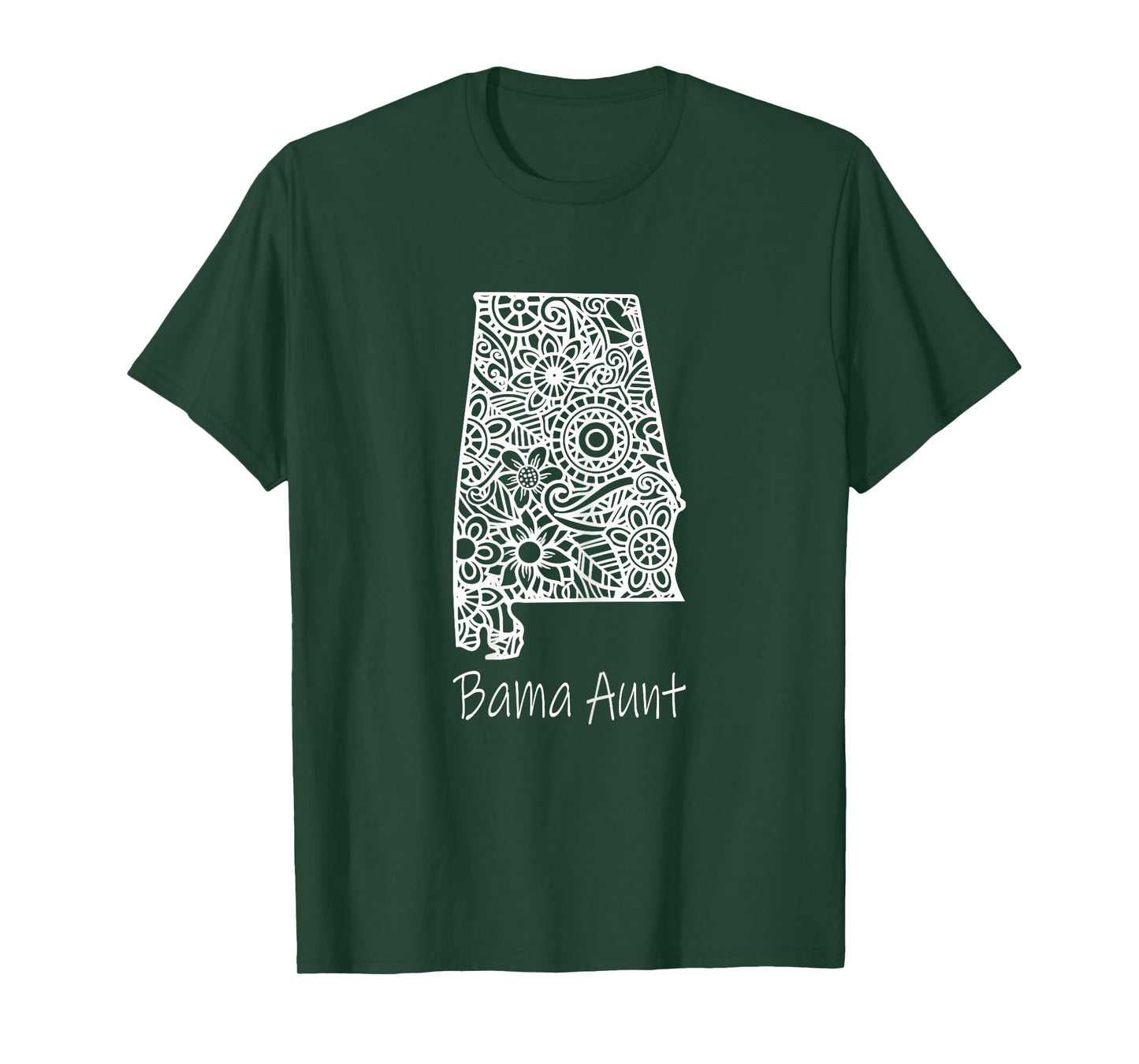 Alabama Bama Aunt Family Reunion Mandala Alabama T-Shirt
