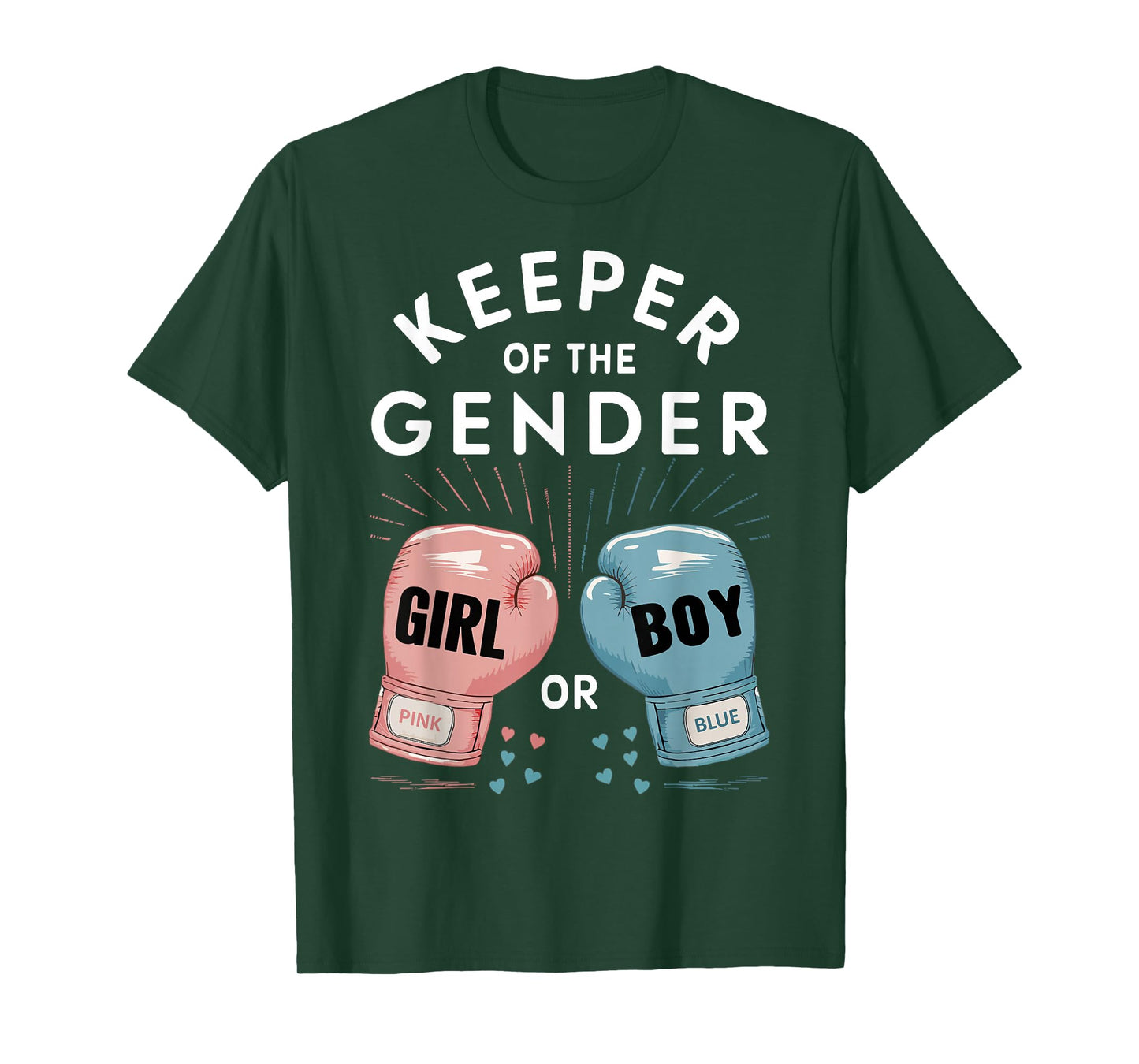 Gender Reveal Party Keeper Of Gender Boxing T-Shirt