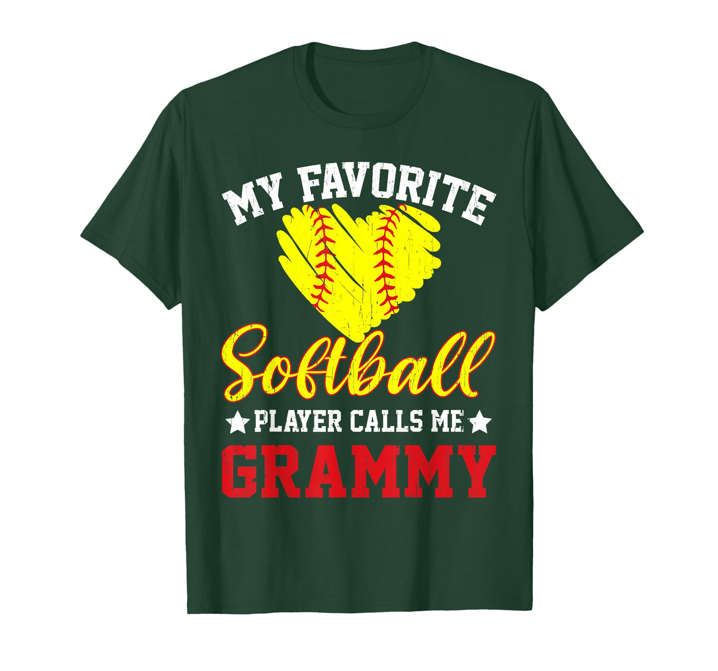 My Favorite Softball Player Calls Me Grammy T-Shirt