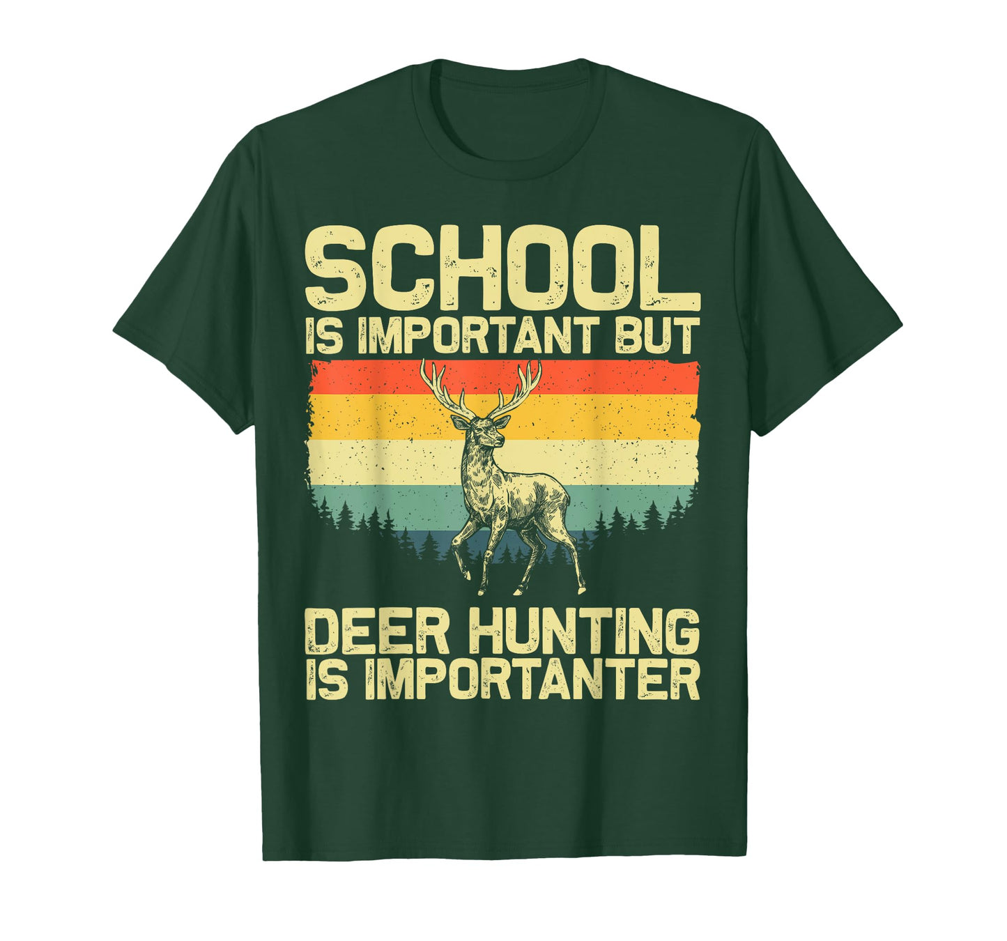 Deer Hunting Design For Boys Men Deer Hunter Deer Hunting T-Shirt