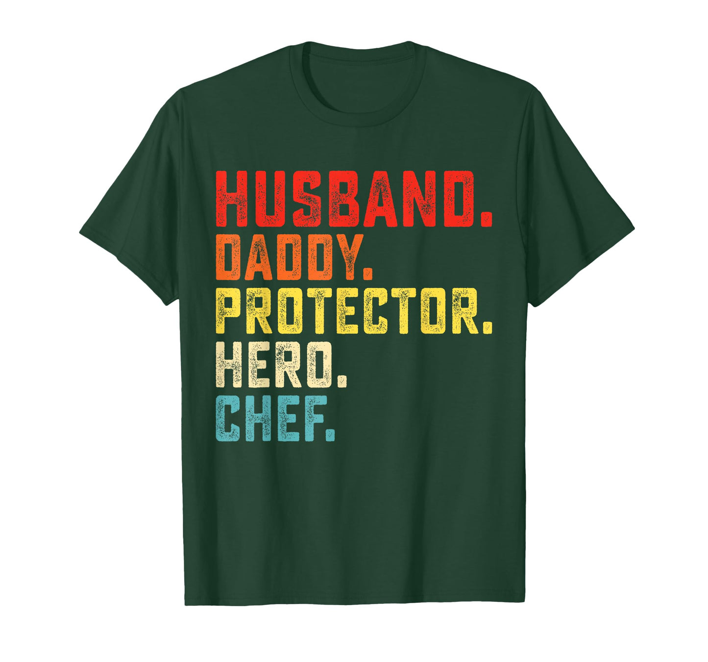 husband daddy protector hero chef fathers Day Cook Cooking T-Shirt