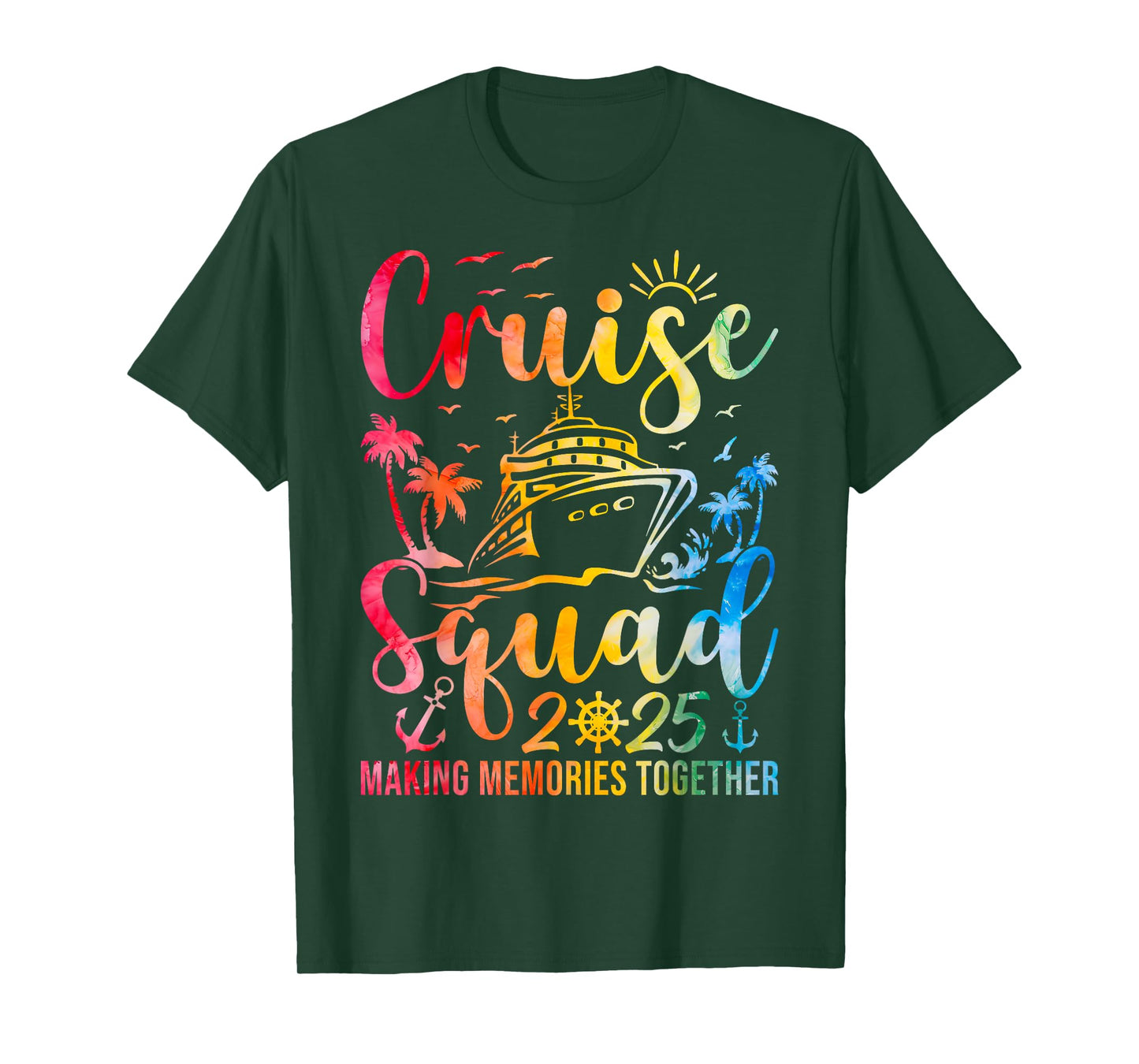 Cruise Squad 2025 Summer Vacation Matching Family Group T-Shirt