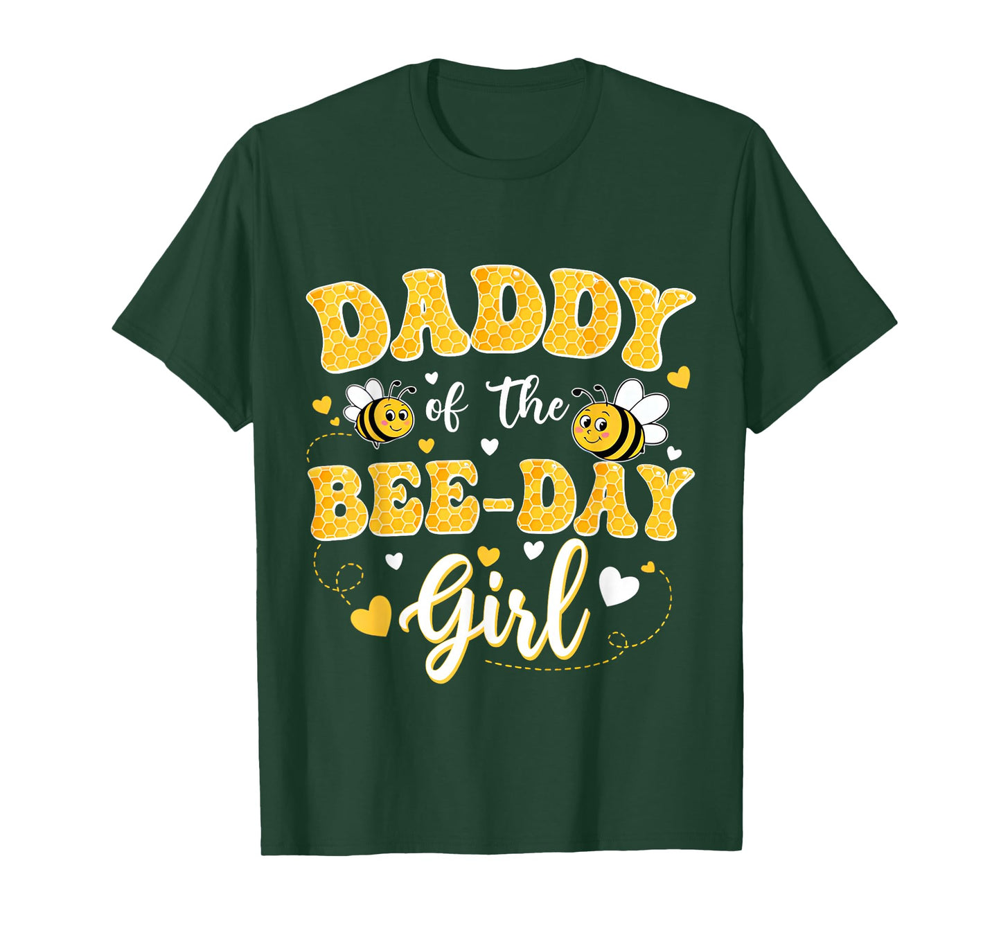 Daddy Of The Bee Day Girl Birthday Family Matching Party T-Shirt