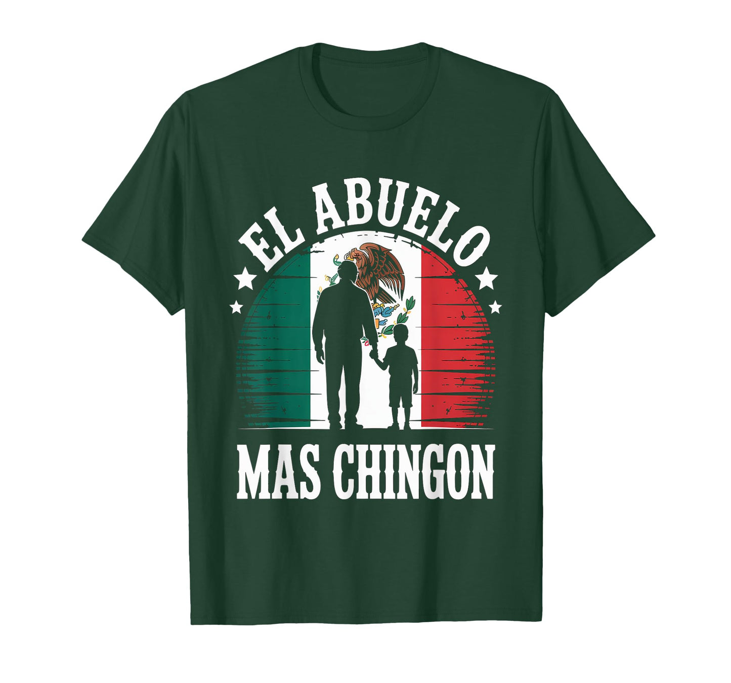 Coolest Mexican Grandpa Vintage Sombrero Design T-Shirt