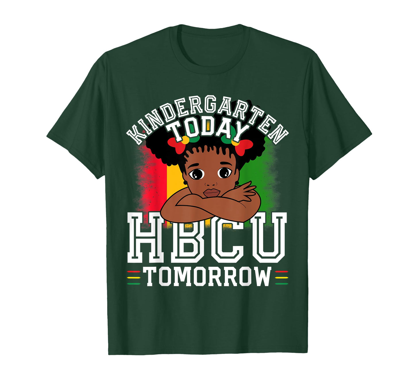 Kindergarten Today HBCU Tomorrow Future HBCU Grad Kids T-Shirt