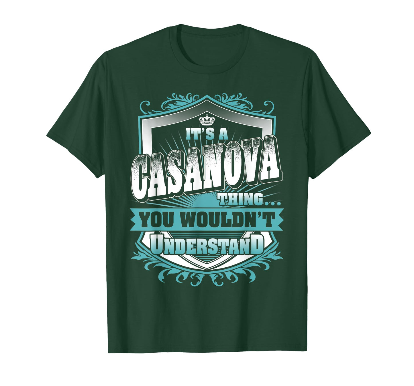 It's A CASANOVA Thing You Wouldn't Understand Name Vintage T-Shirt