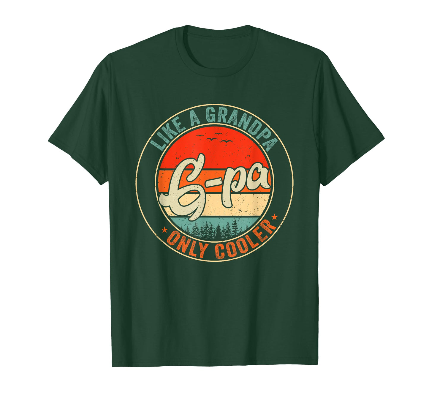G-pa Like A Grandpa Only Cooler Retro Father's Day Men T-Shirt
