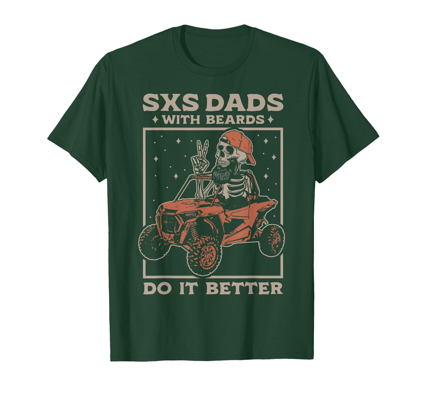 SXS UTV Bearded Dads Offroad Adventure Life T-Shirt