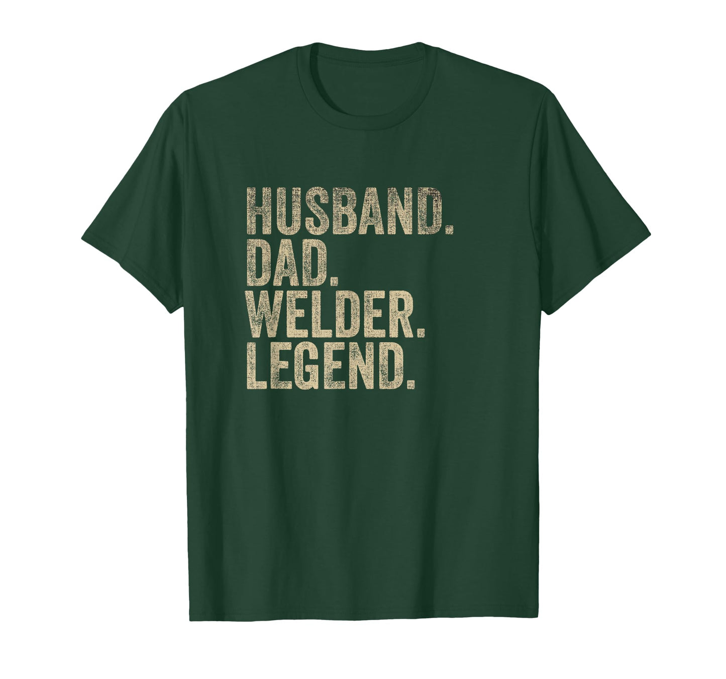 Vintage Father's Day Husband Dad Welder Legend Daddy T-Shirt
