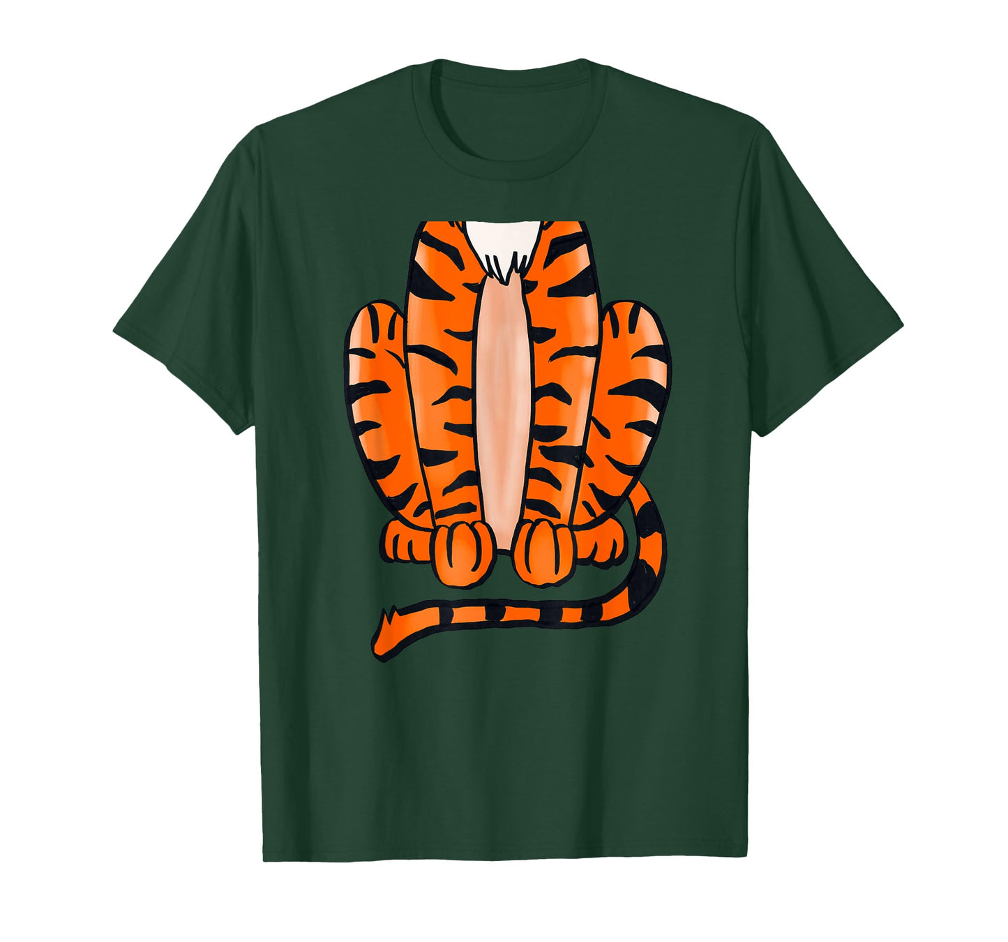 Tiger Halloween Costume T-Shirt - Cute Pretend Tiger Outfit T-Shirt