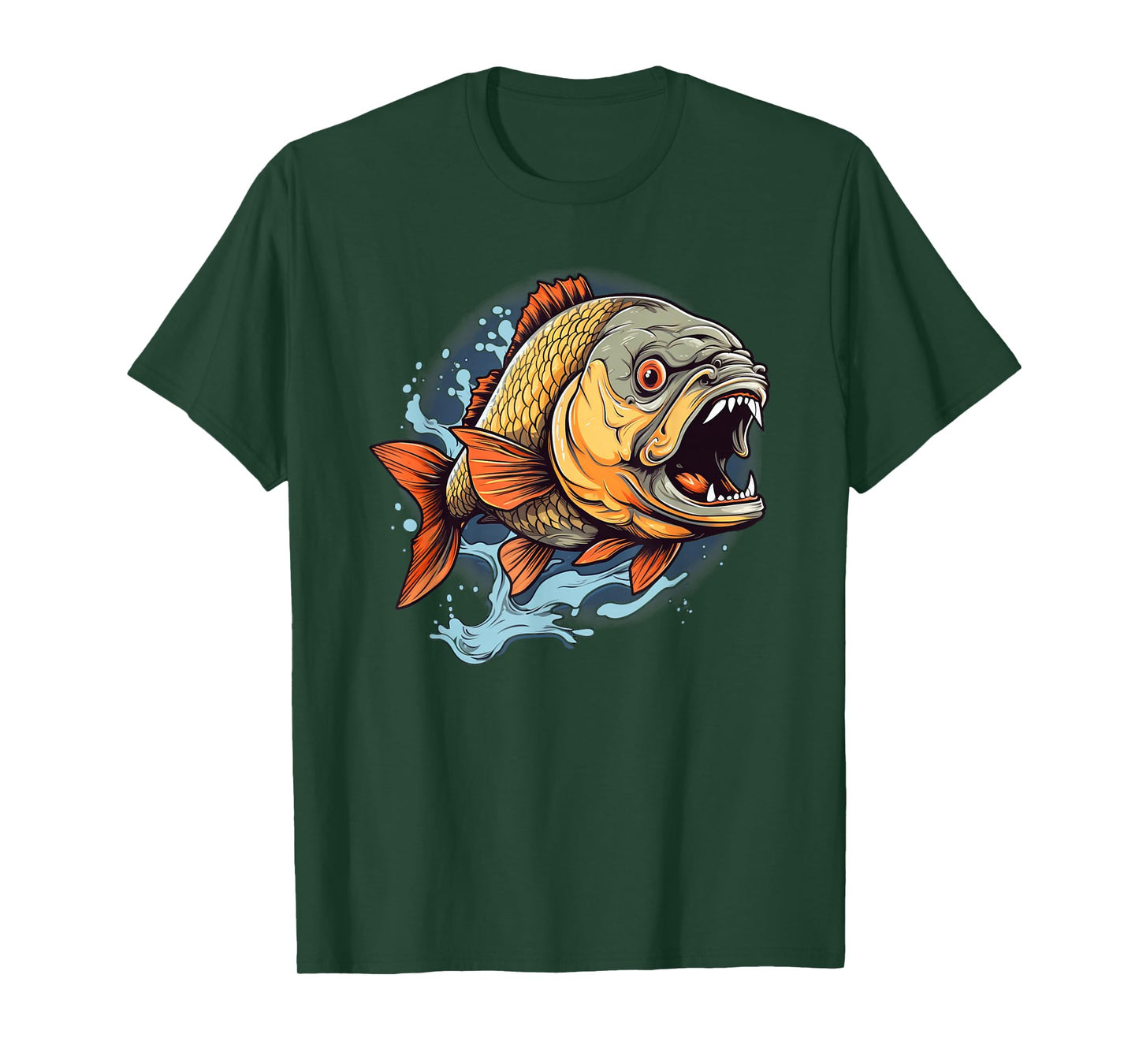 Cool Piranha Lake and Fish Monster Lovers T-Shirt