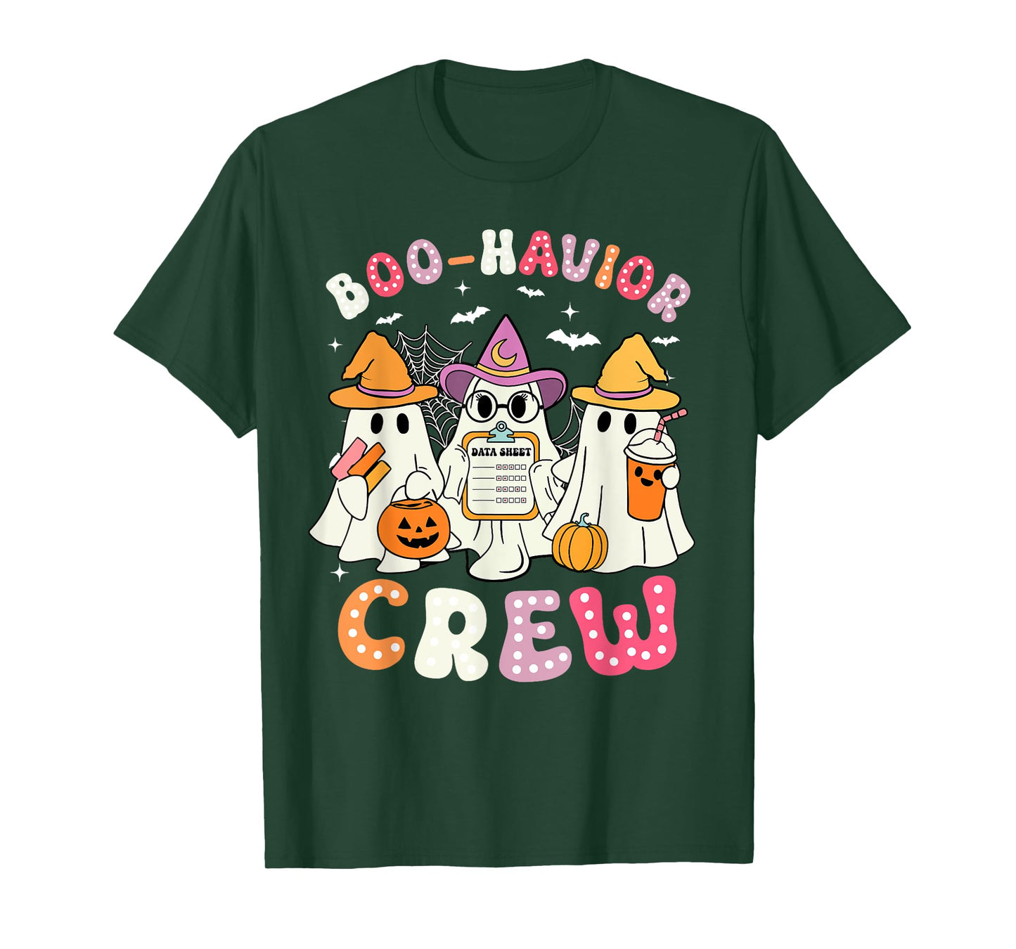 Boo Havior Crew Behavior Analyst Halloween ABA RBT T-Shirt