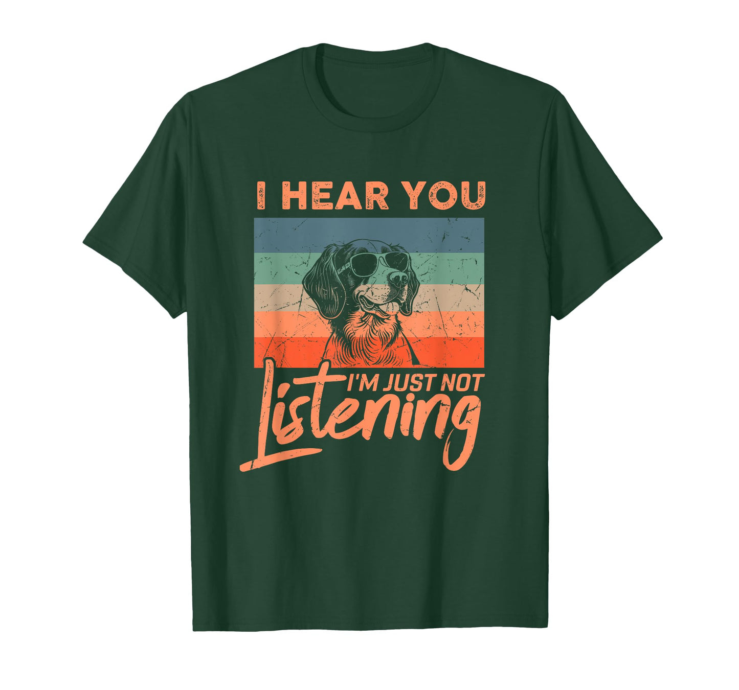 I Hear You I'm Just Not Listening Funny Brittany Dog Lover T-Shirt