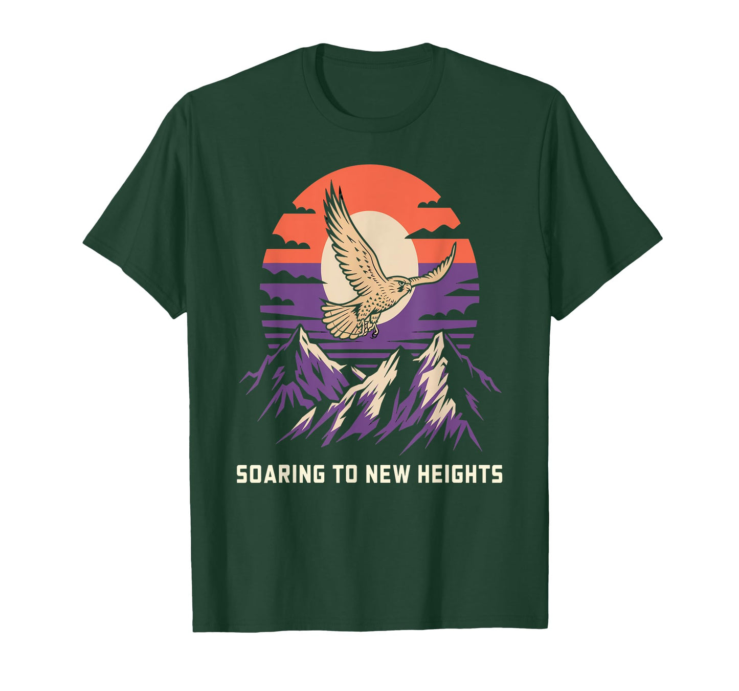 Soaring to New Heights, Majestic Bird Flight T-Shirt